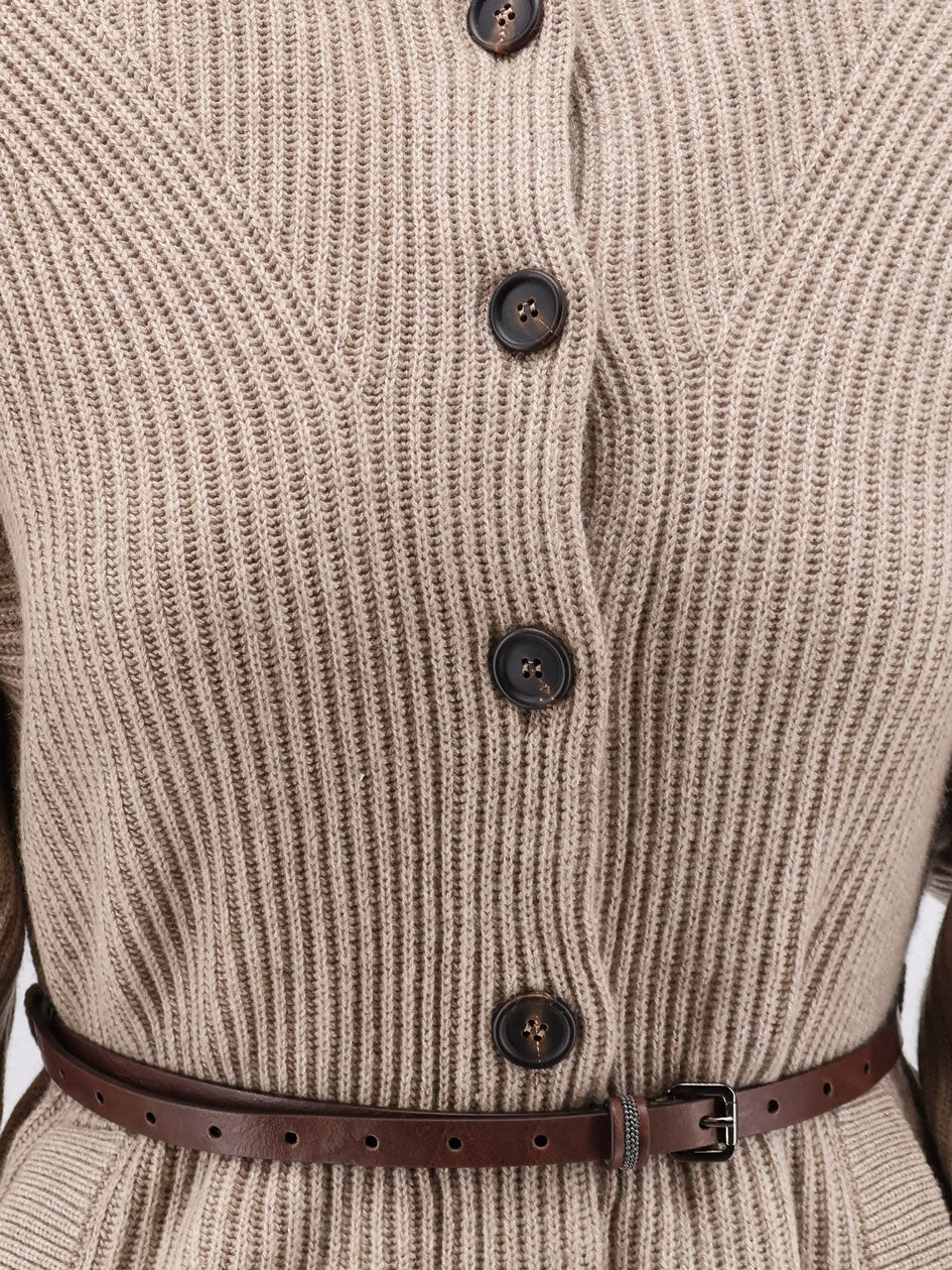 Brunello Cucinelli Women Wool, Cashmere, And Silk Blend Cardigan BRUNELLO CUCINELLI