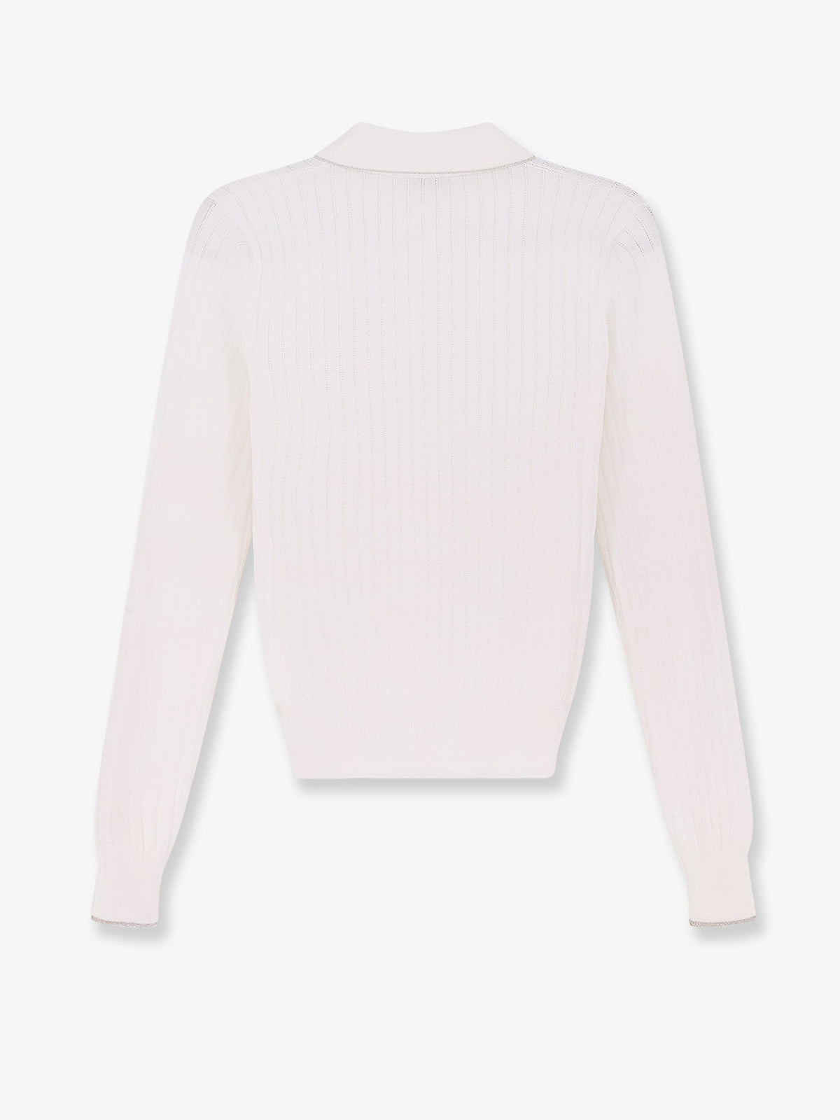 Brunello Cucinelli Women Cotton Polo Shirt With Embroidered Logo On The Front BRUNELLO CUCINELLI