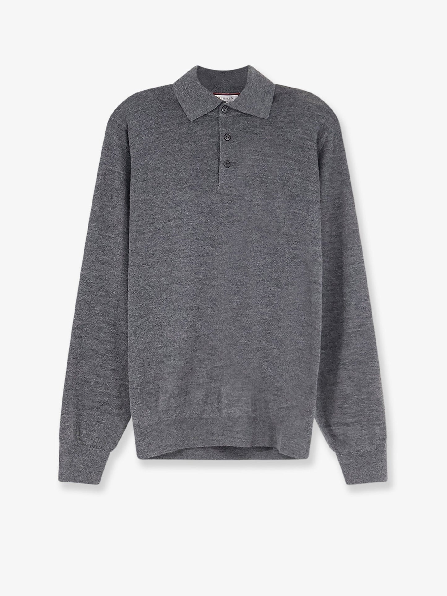 Brunello Cucinelli Men Cashmere And Silk Polo Shirt BRUNELLO CUCINELLI