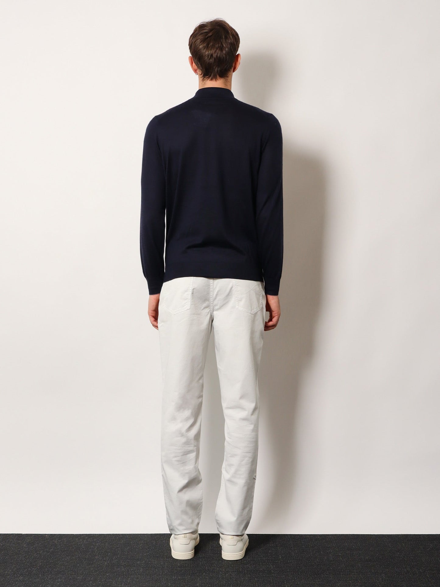 Brunello Cucinelli Men Cashmere And Cotton Polo Shirt BRUNELLO CUCINELLI