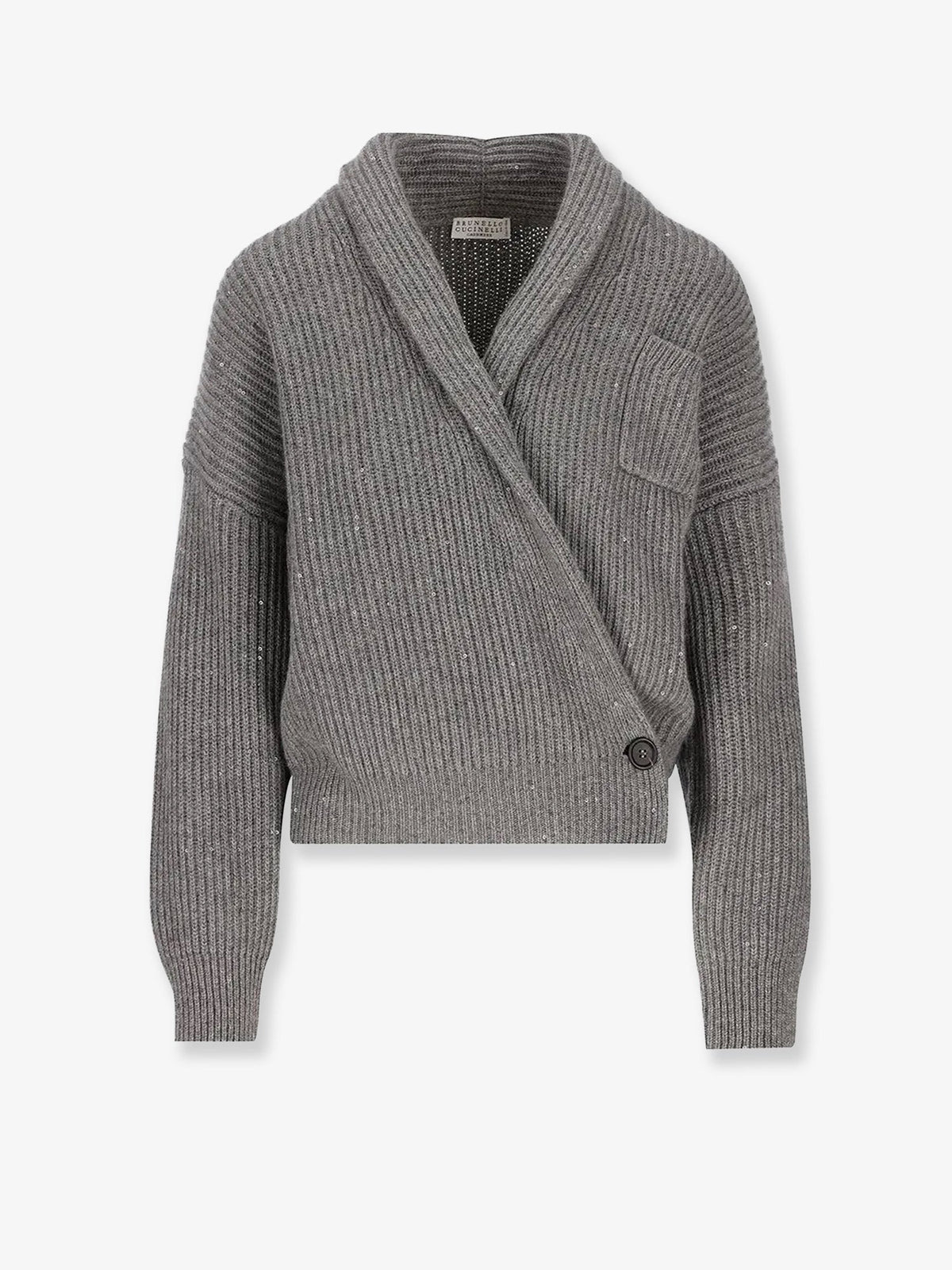 Brunello Cucinelli Women Cashmere And Silk Cardigan With Sequins BRUNELLO CUCINELLI