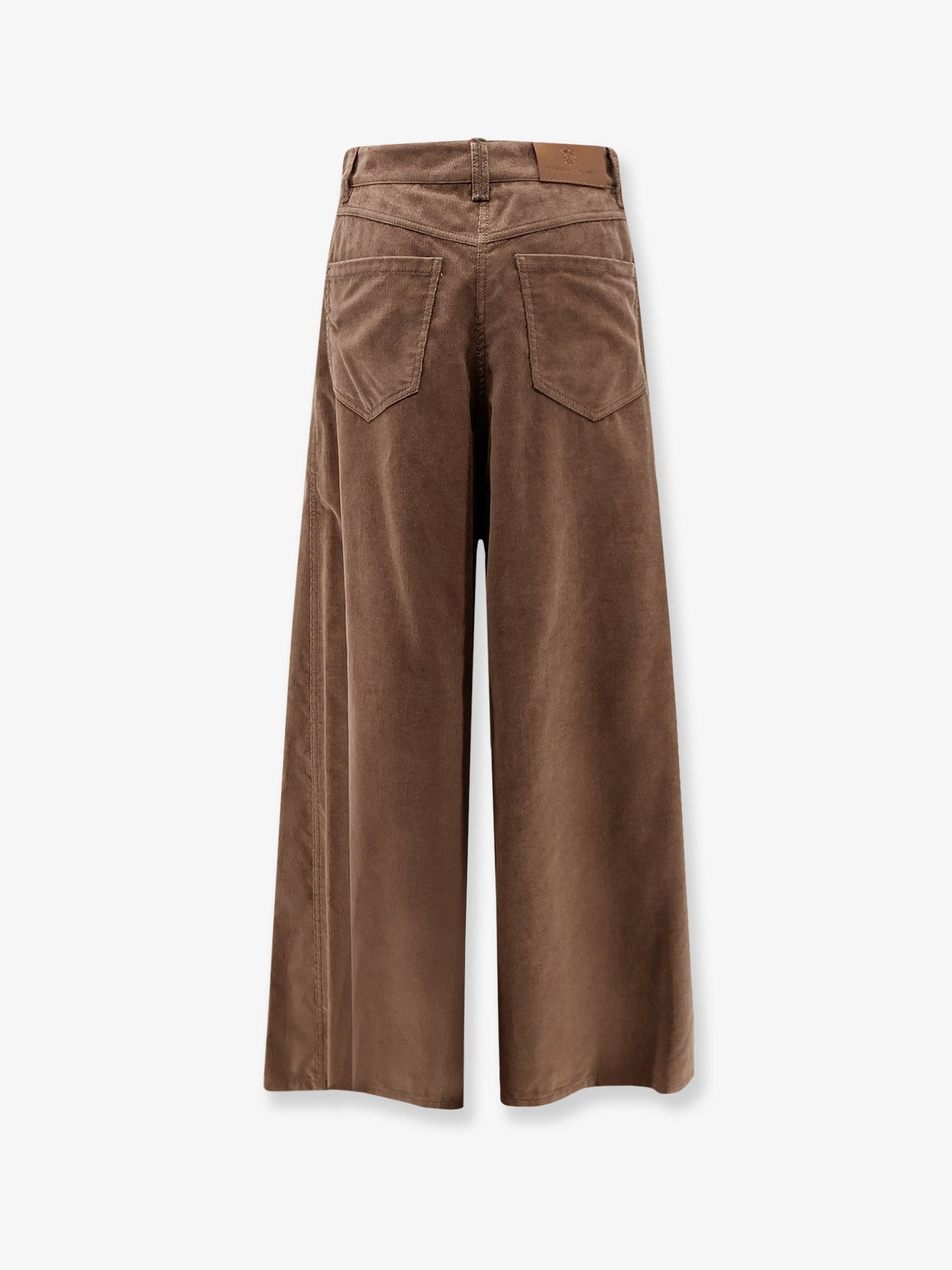 Brunello Cucinelli Women Maxi Corduroy Trousers BRUNELLO CUCINELLI