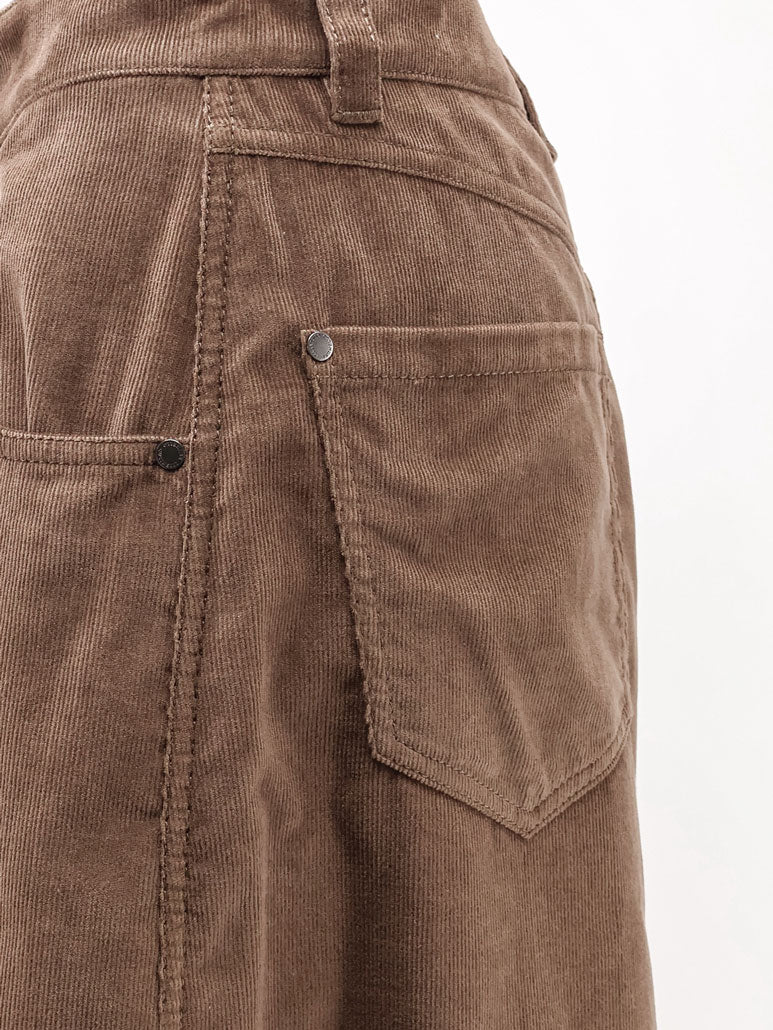 Brunello Cucinelli Women Maxi Corduroy Trousers BRUNELLO CUCINELLI