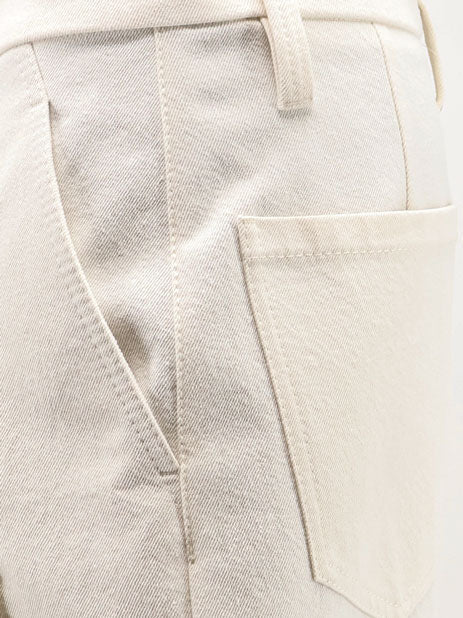 Brunello Cucinelli Women Baggy Wrinkled Wool And Cotton Trousers BRUNELLO CUCINELLI