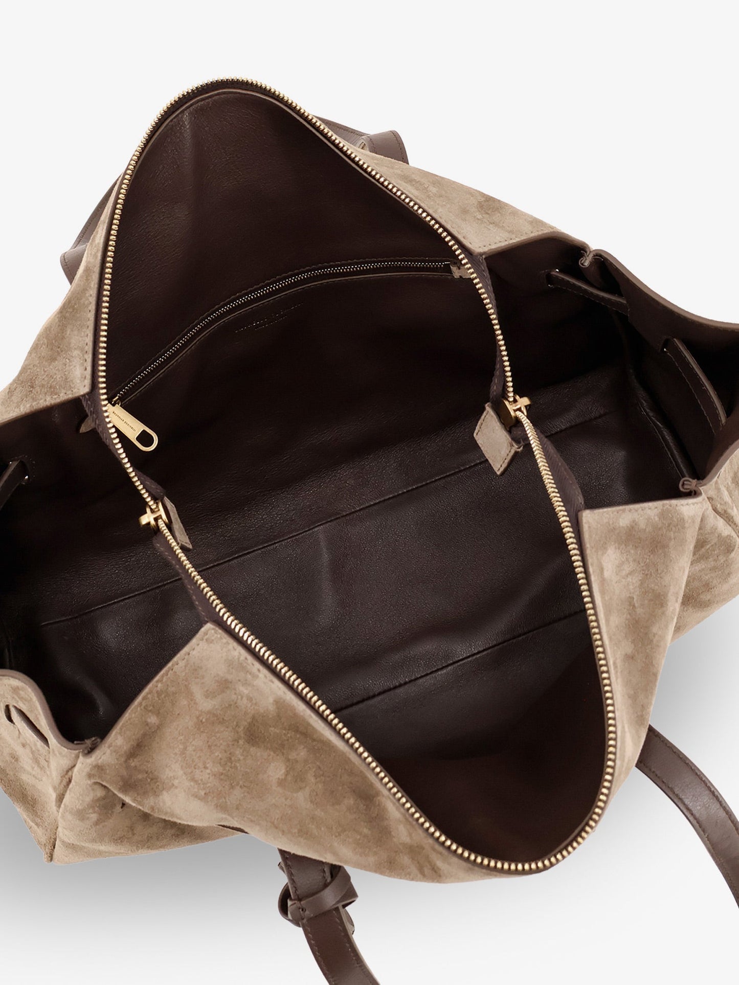 Brunello Cucinelli Women Suede Shoulder Bag With Logo Padlock Detail BRUNELLO CUCINELLI