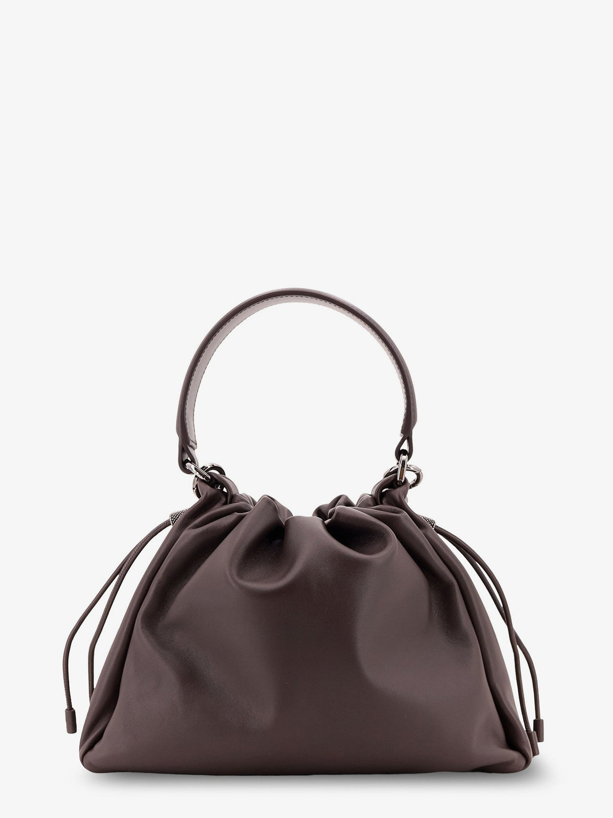 Brunello Cucinelli Women Leather Handbag With Monile Detail BRUNELLO CUCINELLI