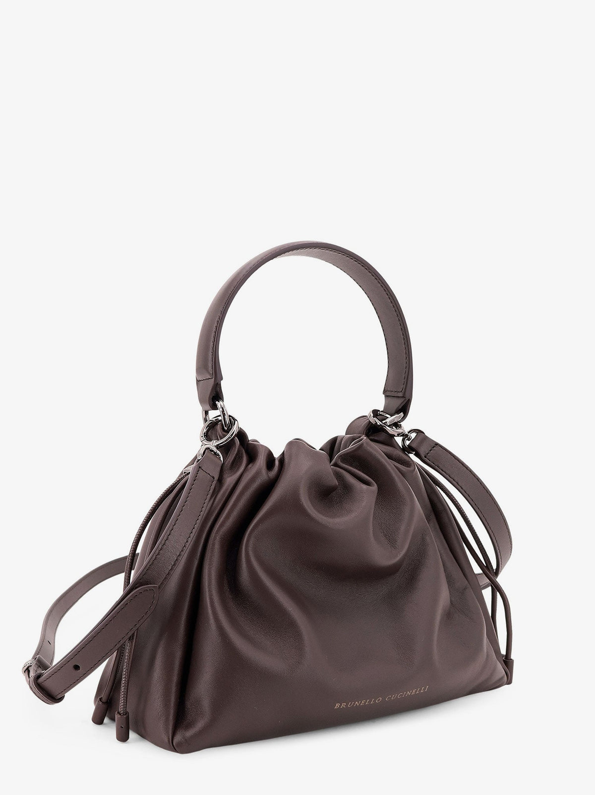Brunello Cucinelli Women Leather Handbag With Monile Detail BRUNELLO CUCINELLI