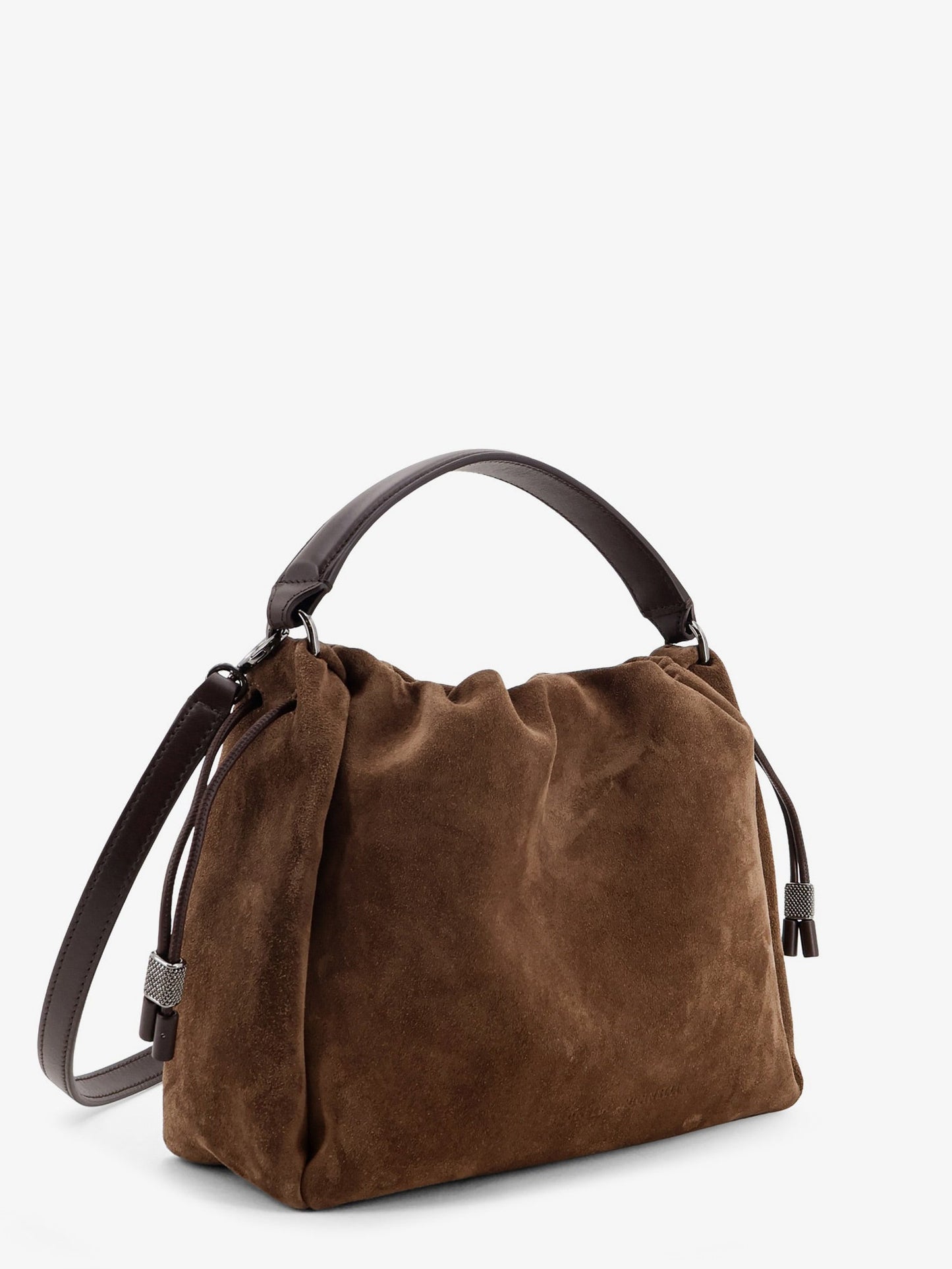 Brunello Cucinelli Women Bucket Mellow Suede Handbag BRUNELLO CUCINELLI