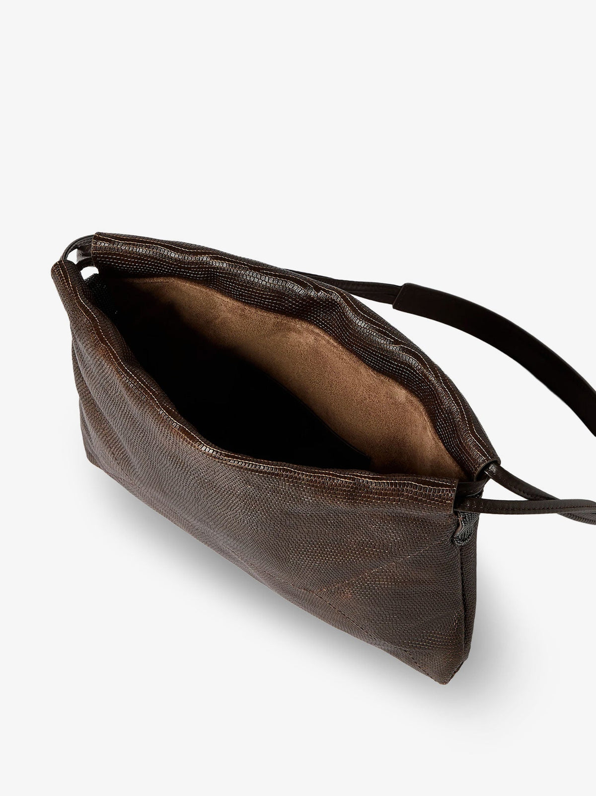 Brunello Cucinelli Women Reptile Print Leather Crossbody Bag BRUNELLO CUCINELLI