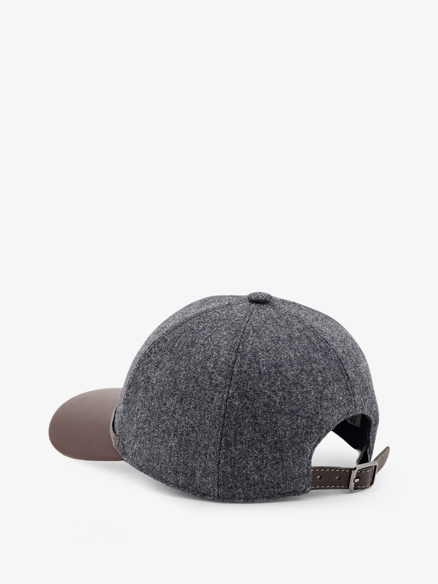 Brunello Cucinelli Women Wool Hat With Monili Detail BRUNELLO CUCINELLI