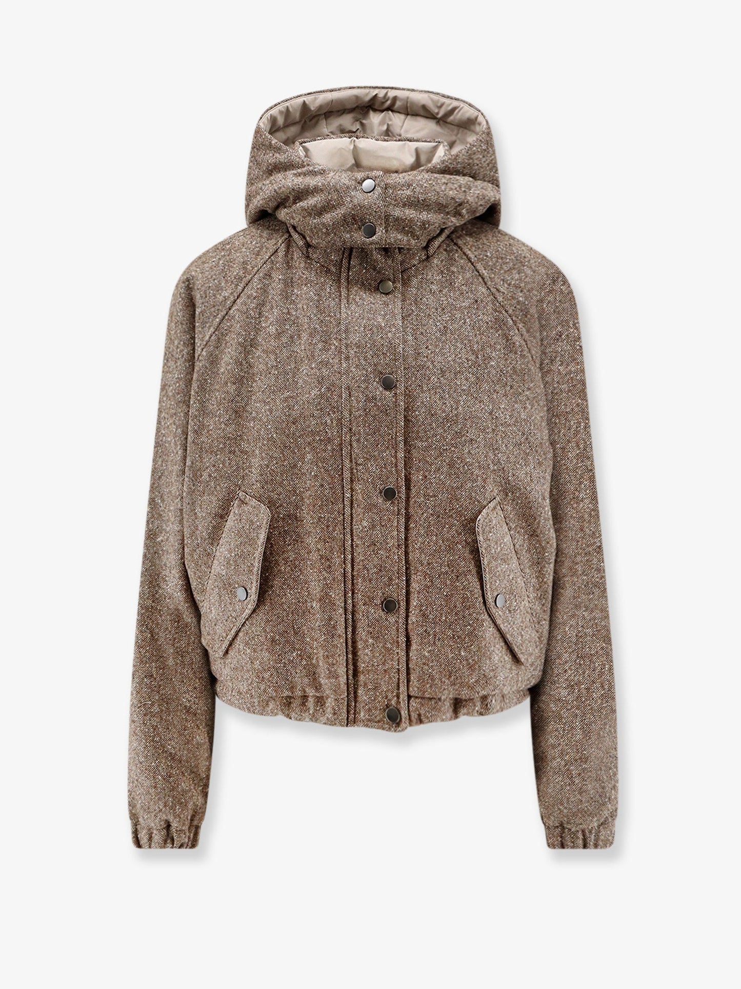 Brunello Cucinelli Women Melange Virgin Wool Blend Jacket BRUNELLO CUCINELLI