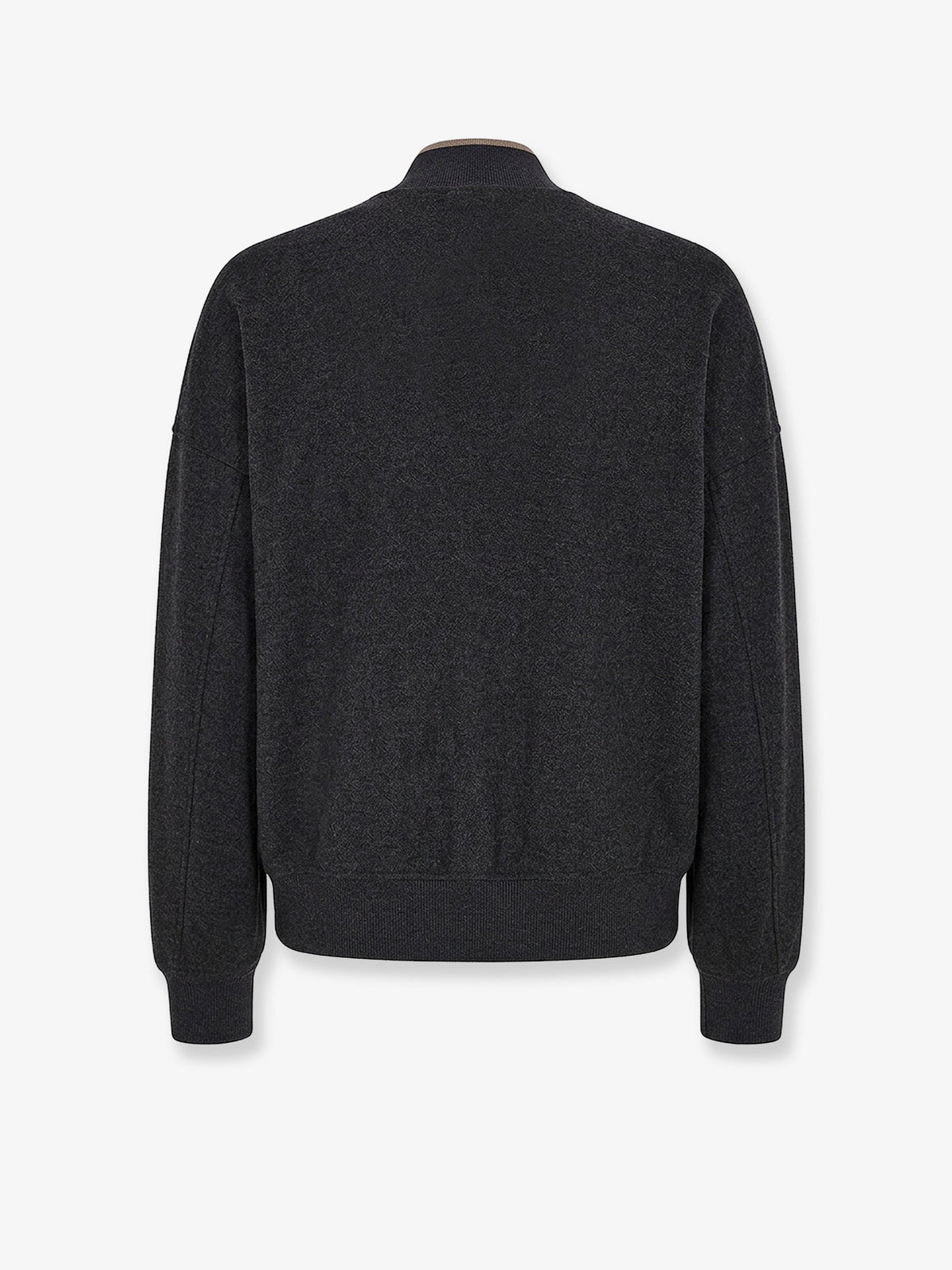 Brunello Cucinelli Women Cashmere Interlock Bomber Jacket With Logo BRUNELLO CUCINELLI