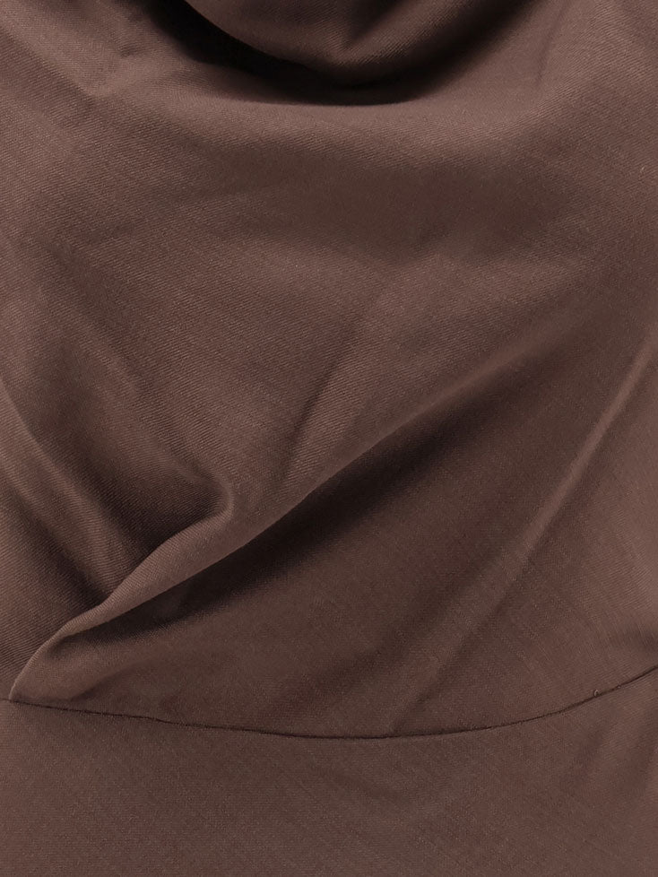 Brunello Cucinelli Women Flared Twill Fluid Virgin Wool Dress BRUNELLO CUCINELLI