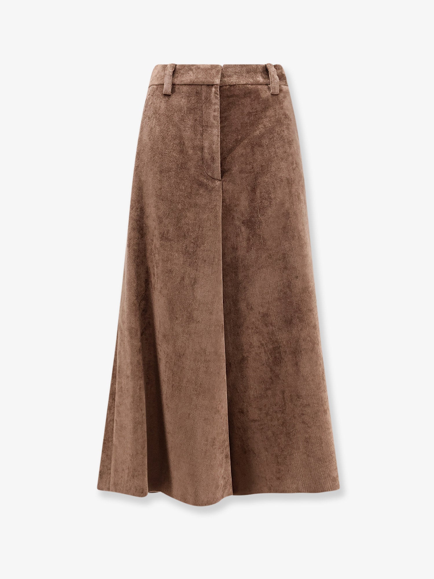 Brunello Cucinelli Women Velvet Skirt With Monili Detail BRUNELLO CUCINELLI