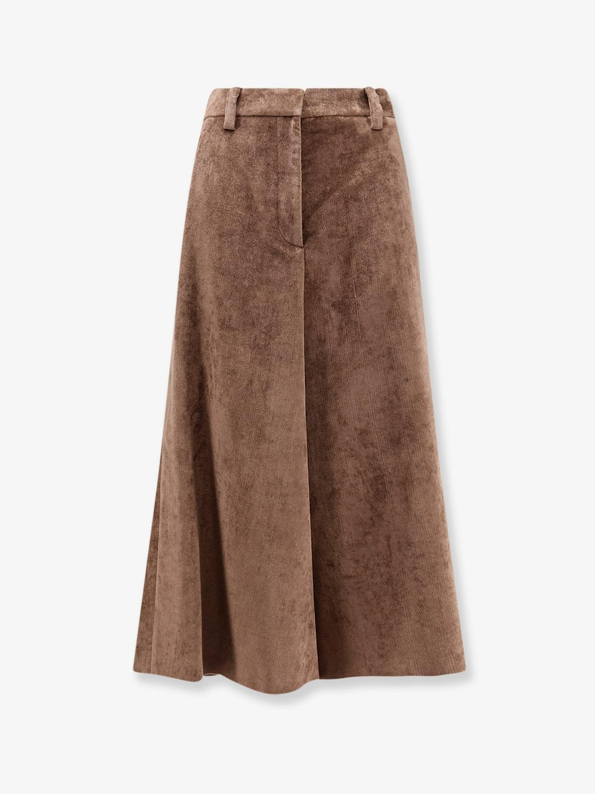 Brunello Cucinelli Women Velvet Skirt With Monili Detail BRUNELLO CUCINELLI