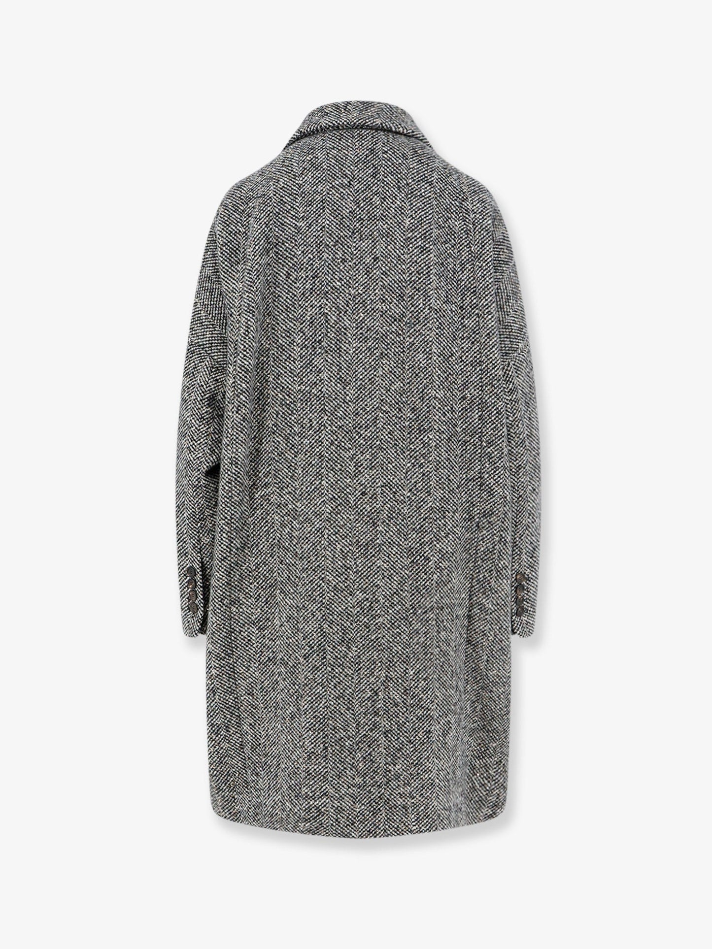 Brunello Cucinelli Women Virgin Wool And Alpaca Overcoat BRUNELLO CUCINELLI