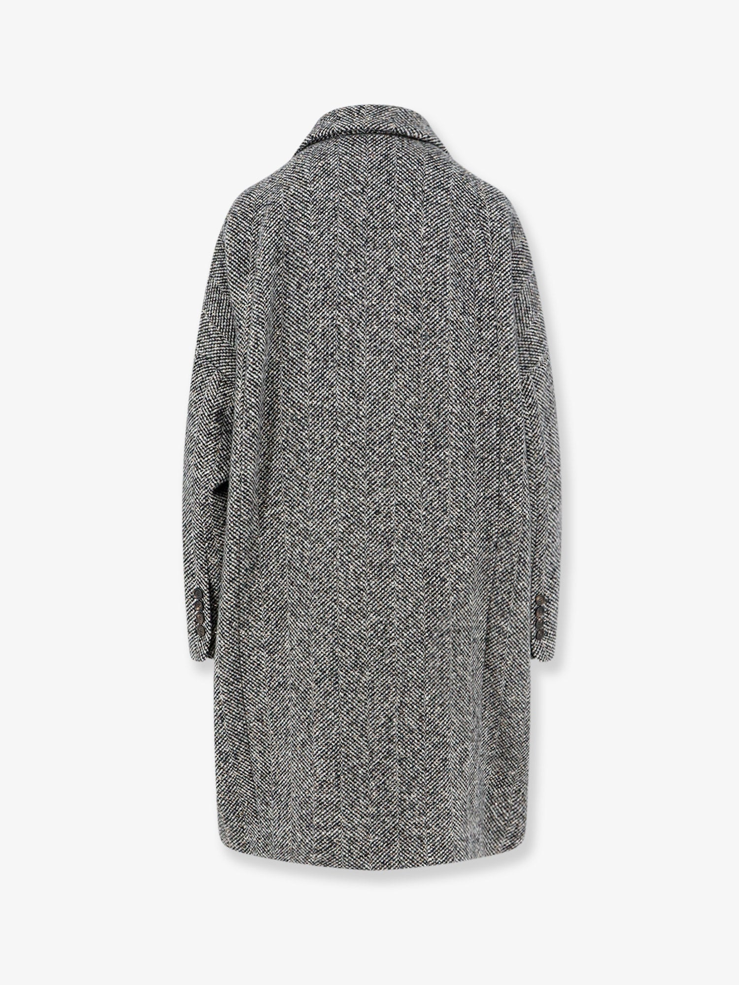 Brunello Cucinelli Women Virgin Wool And Alpaca Overcoat BRUNELLO CUCINELLI