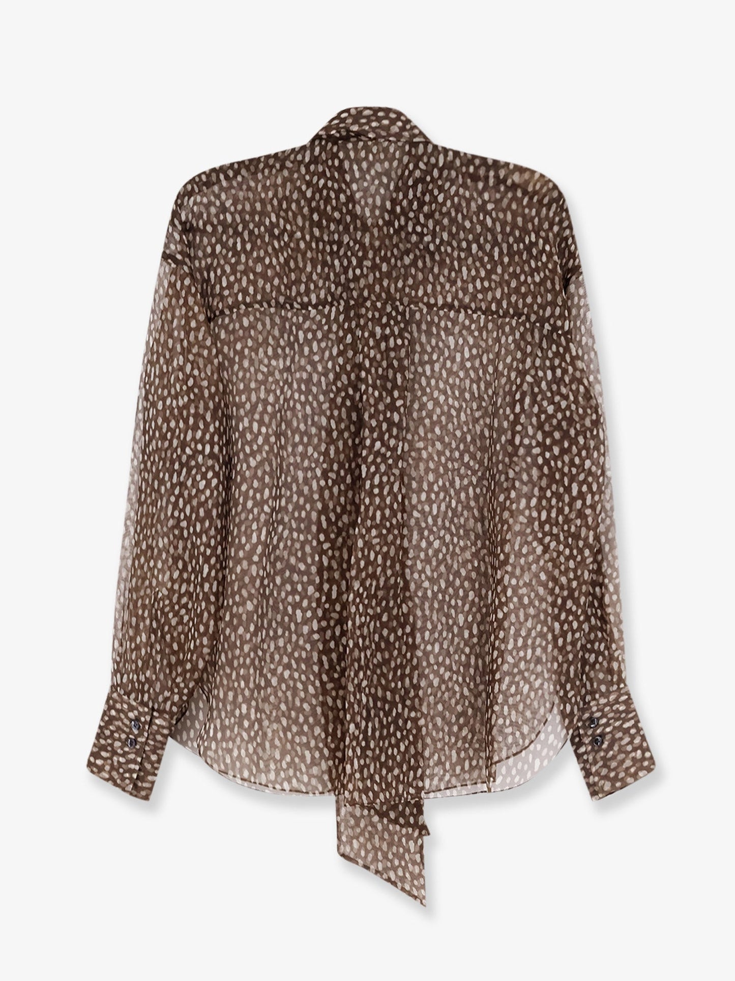 Brunello Cucinelli Women Sheer Silk Shirt BRUNELLO CUCINELLI