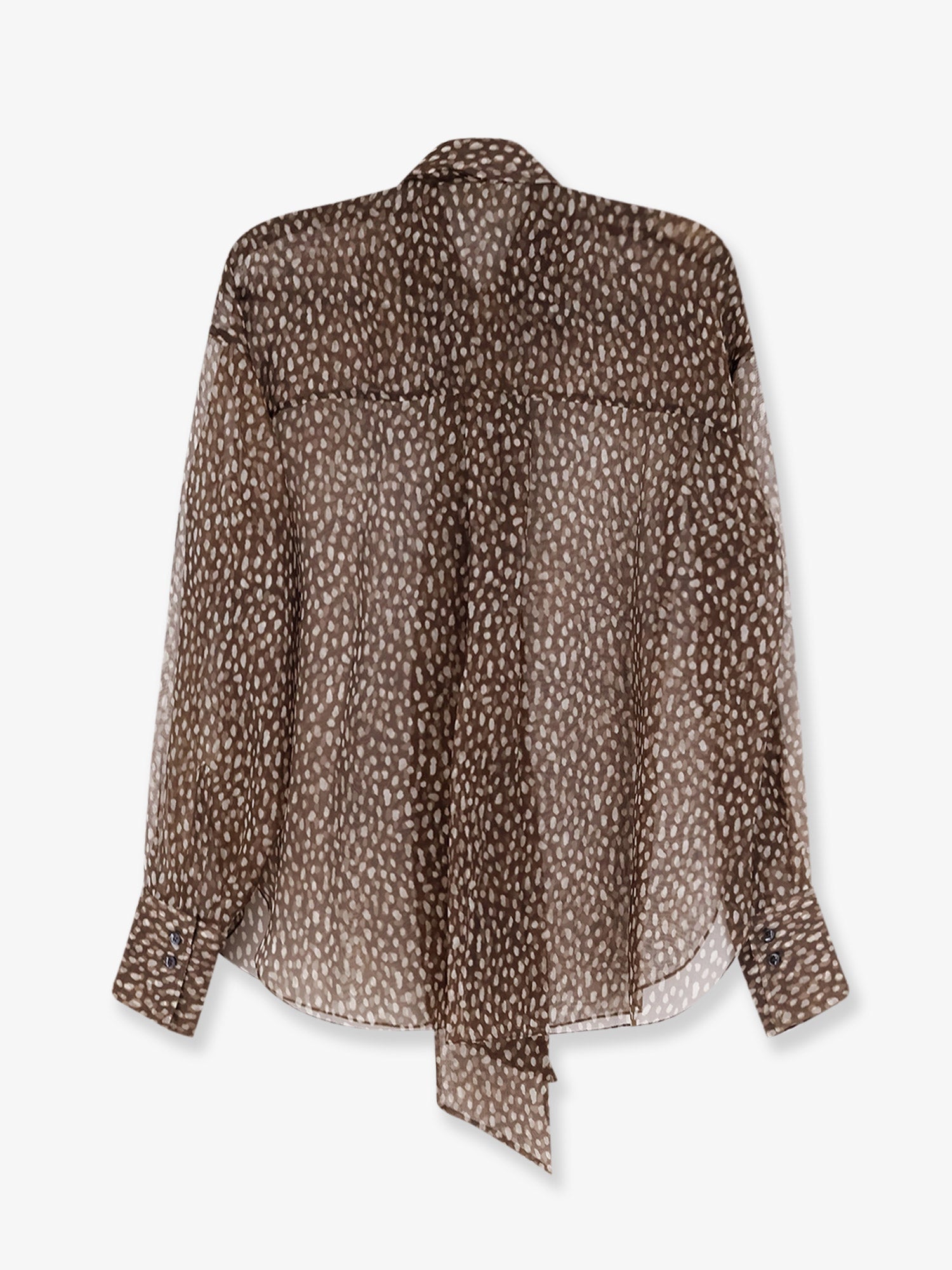Brunello Cucinelli Women Sheer Silk Shirt BRUNELLO CUCINELLI