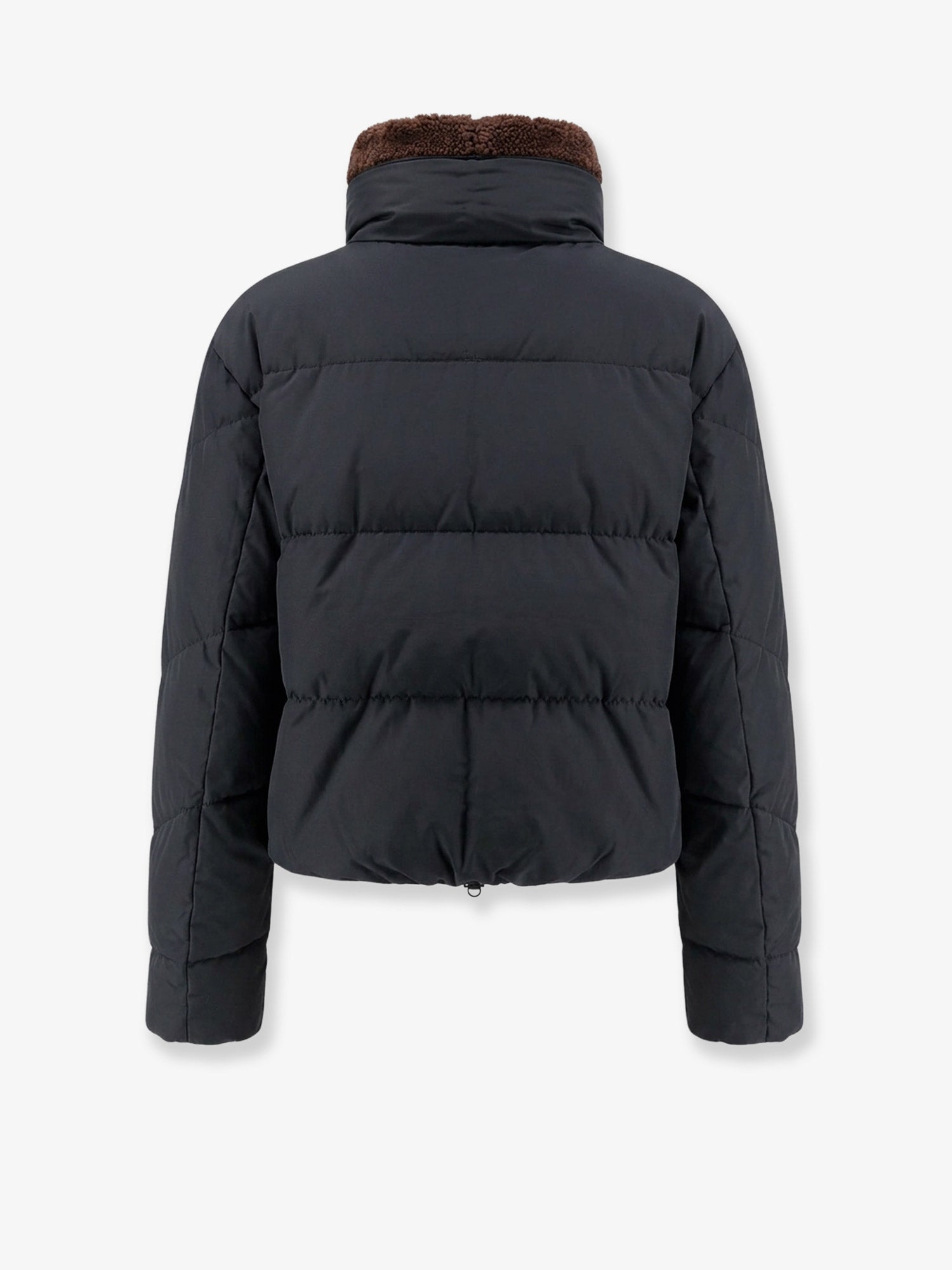 Brunello Cucinelli Women Down Jacket With Shearling Collar BRUNELLO CUCINELLI