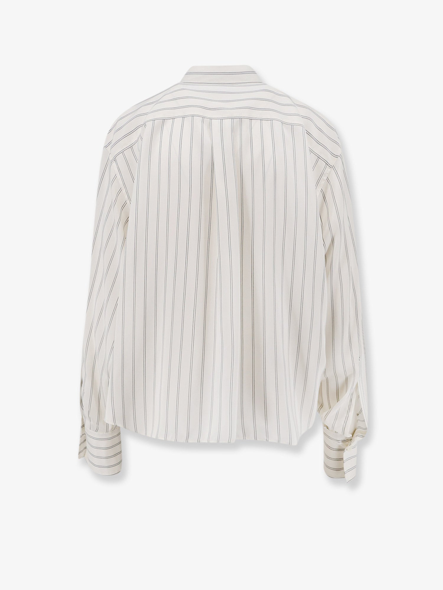 Brunello Cucinelli Women Striped Silk Shirt BRUNELLO CUCINELLI