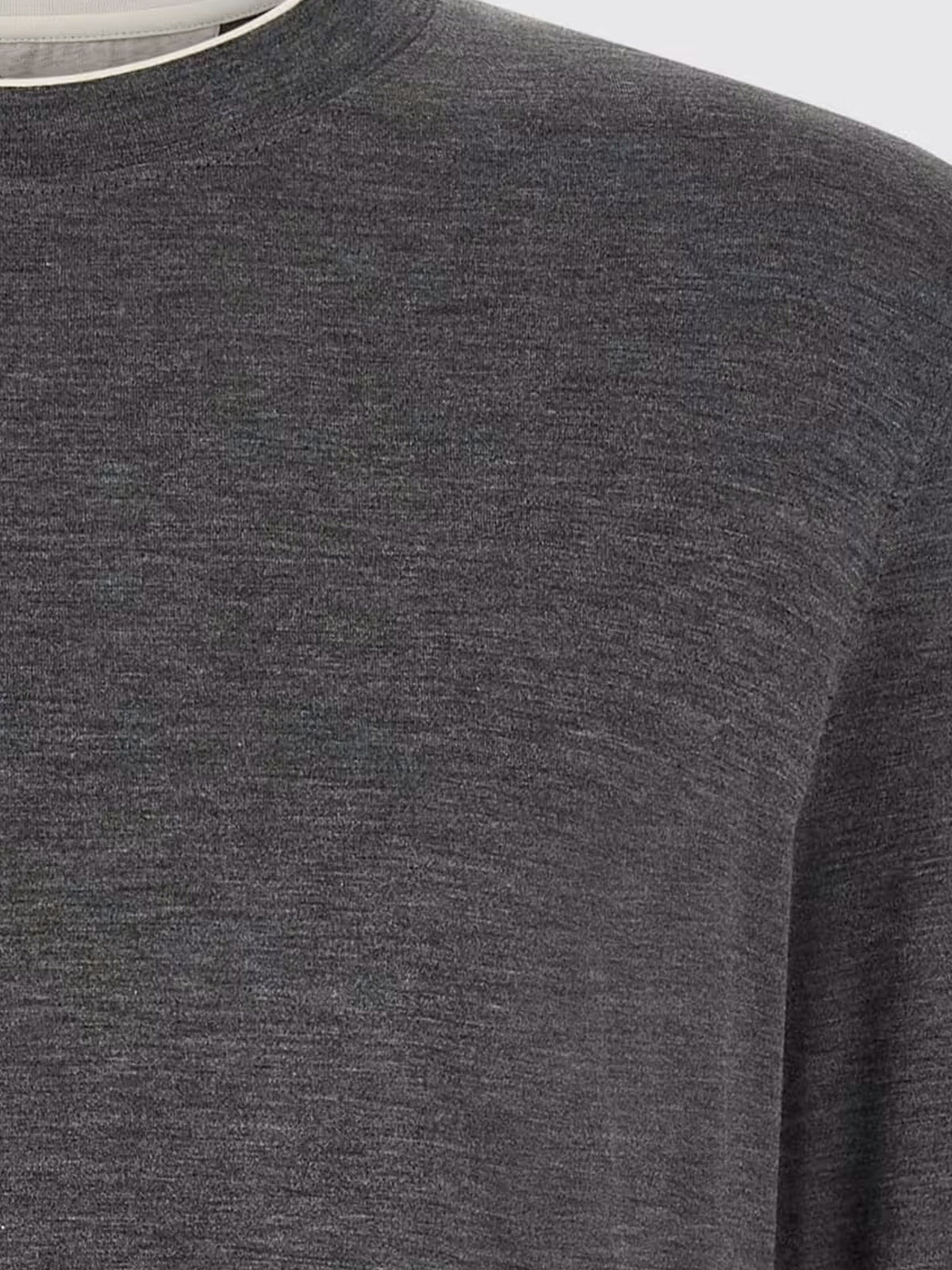 Brunello Cucinelli Men Silk And Cotton Blend T-Shirt BRUNELLO CUCINELLI