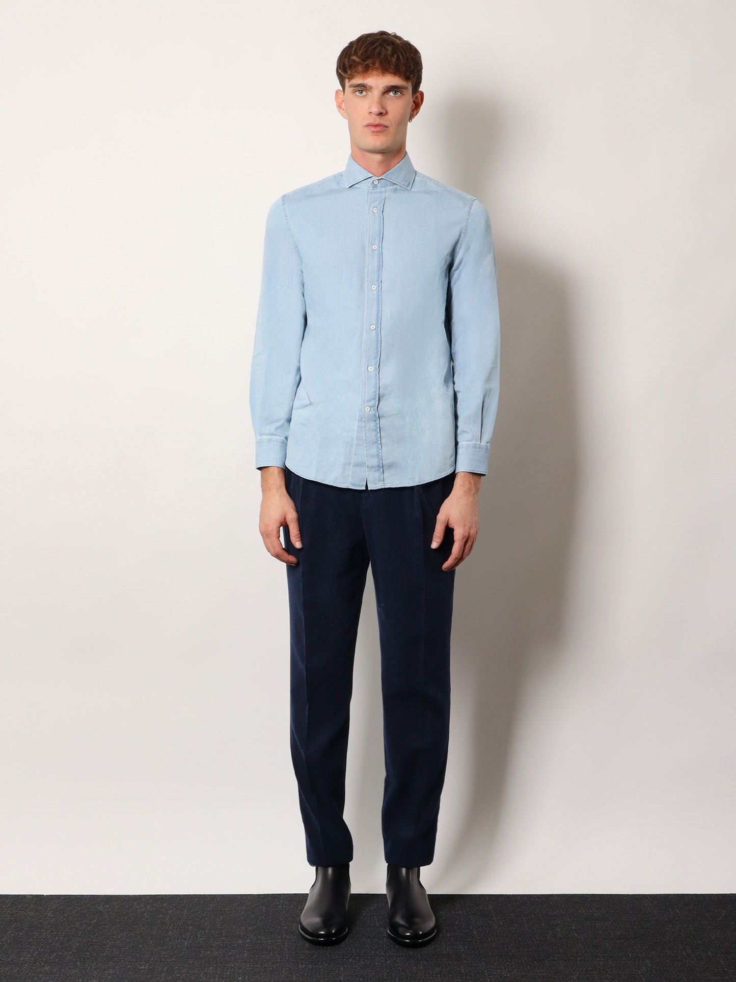 Brunello Cucinelli Men Cotton Shirt BRUNELLO CUCINELLI
