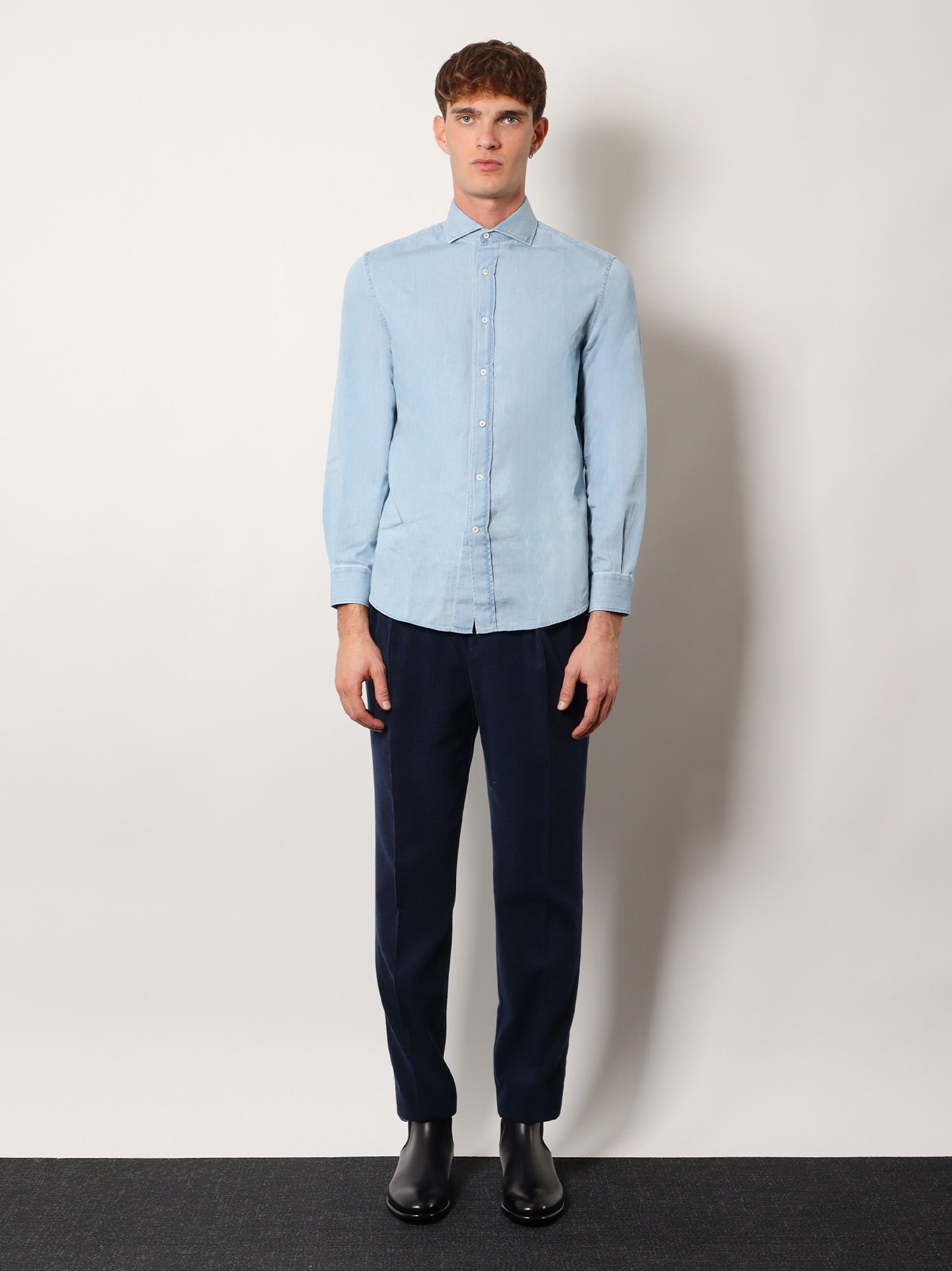 Brunello Cucinelli Men Cotton Shirt BRUNELLO CUCINELLI