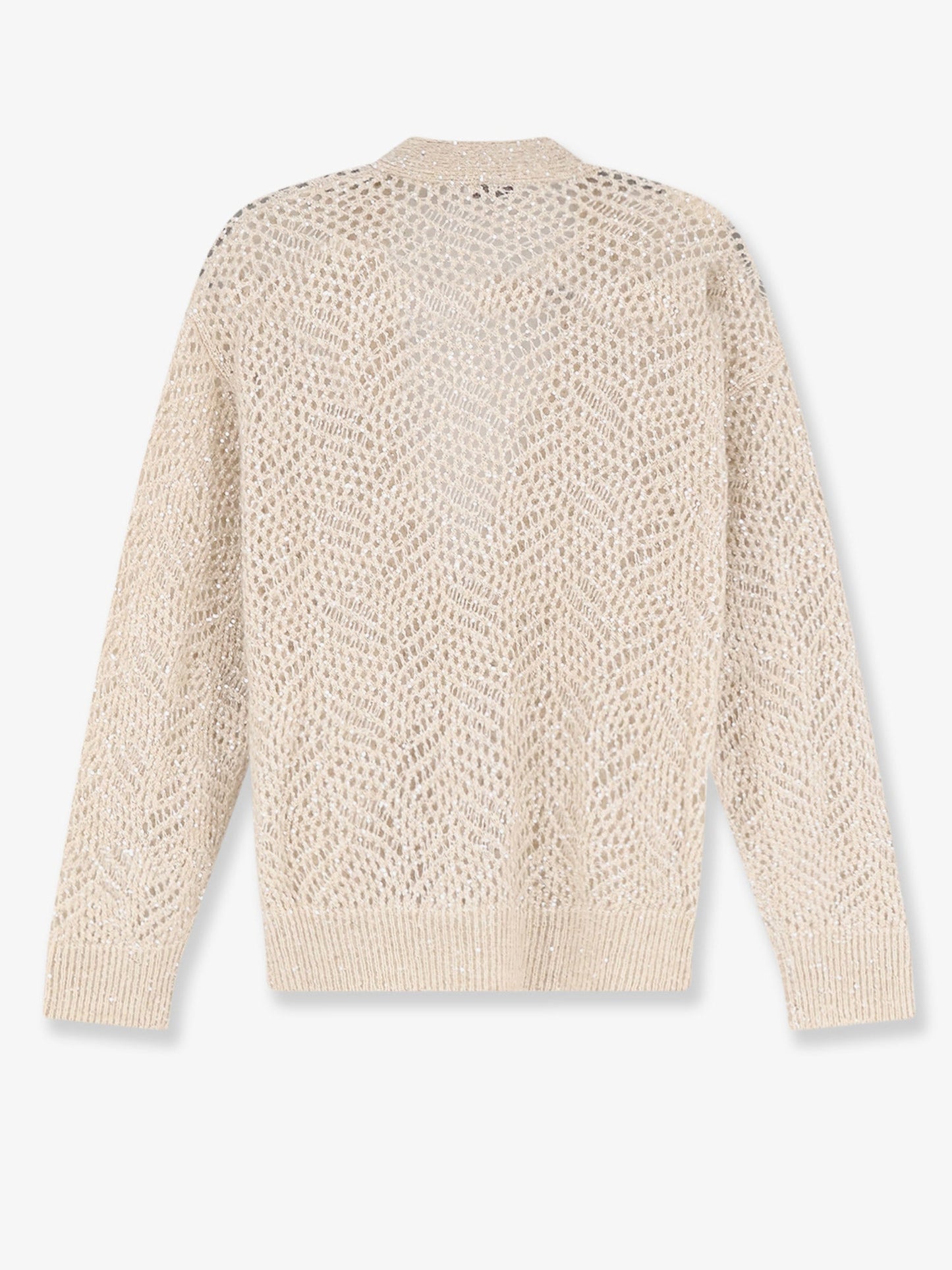 Brunello Cucinelli Women Mohair Blend Cardigan With Iconic Dazzling Motif BRUNELLO CUCINELLI