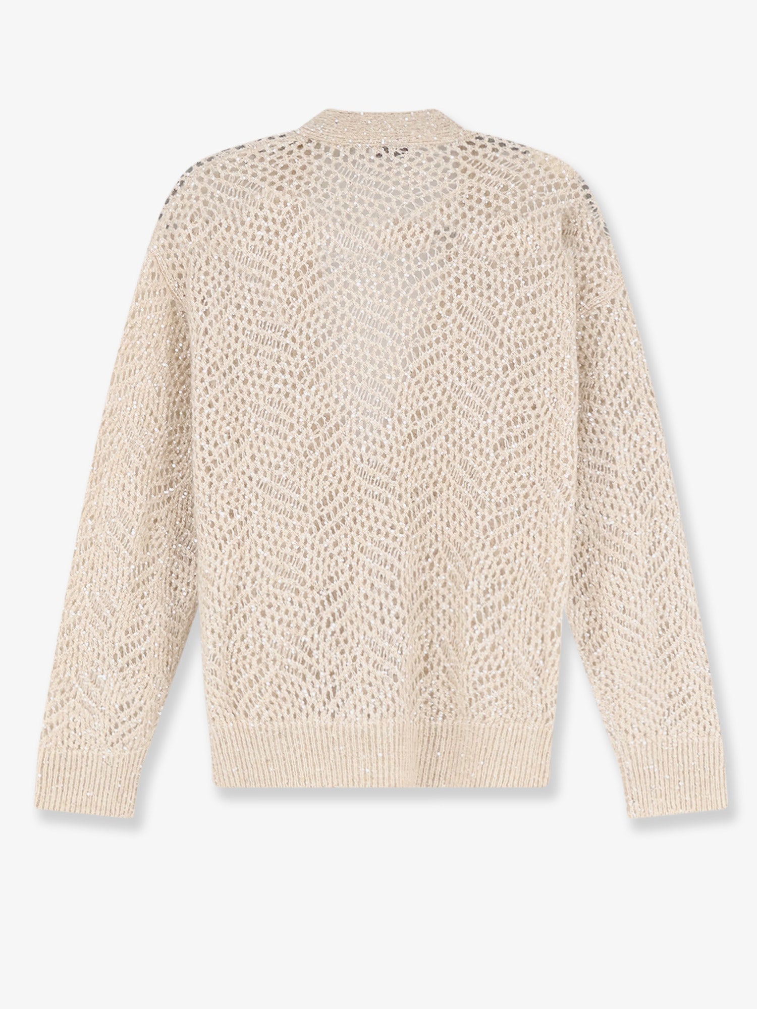 Brunello Cucinelli Women Mohair Blend Cardigan With Iconic Dazzling Motif BRUNELLO CUCINELLI