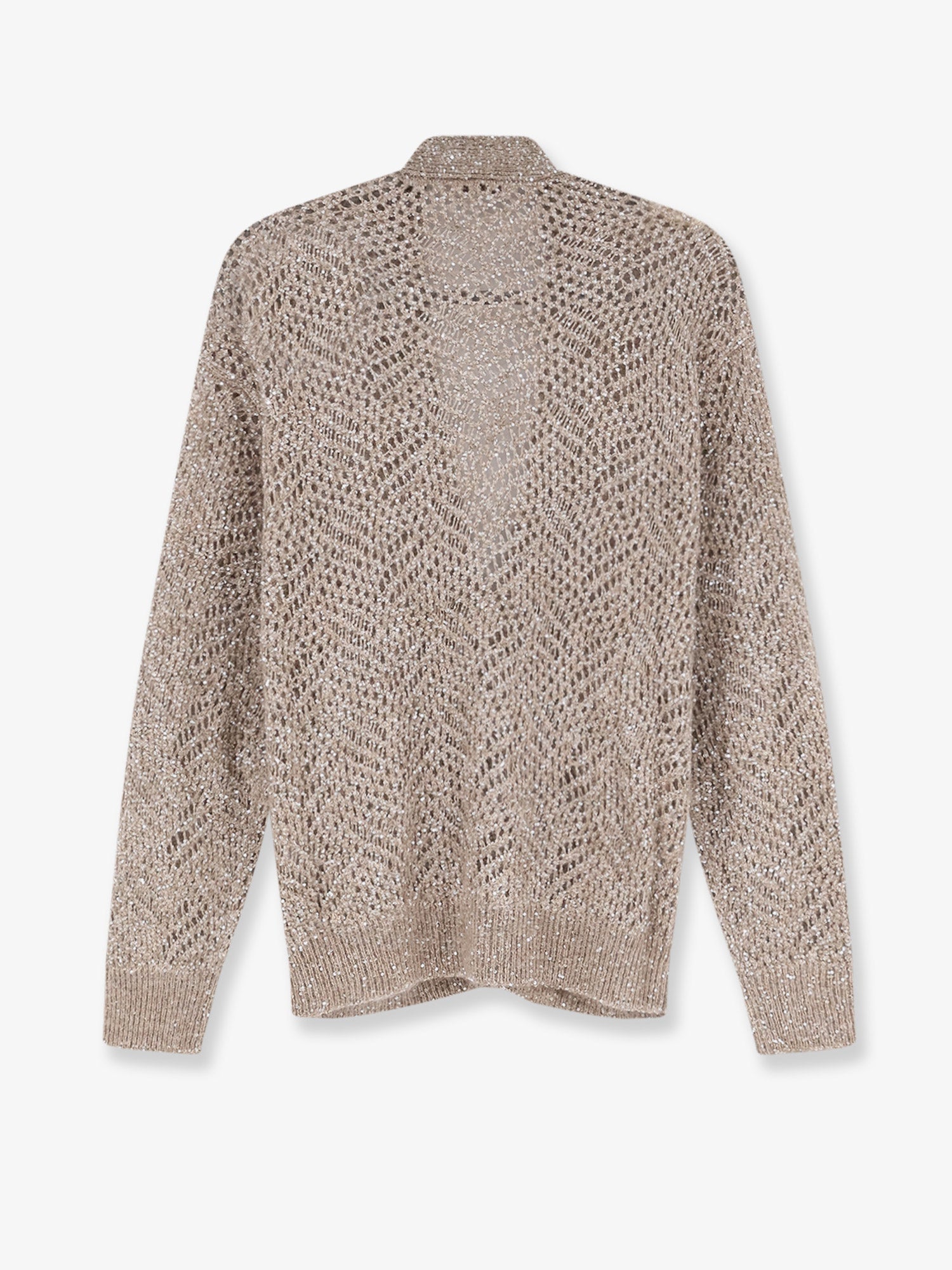 Brunello Cucinelli Women Mohair Blend Cardigan With Iconic Dazzling Motif BRUNELLO CUCINELLI