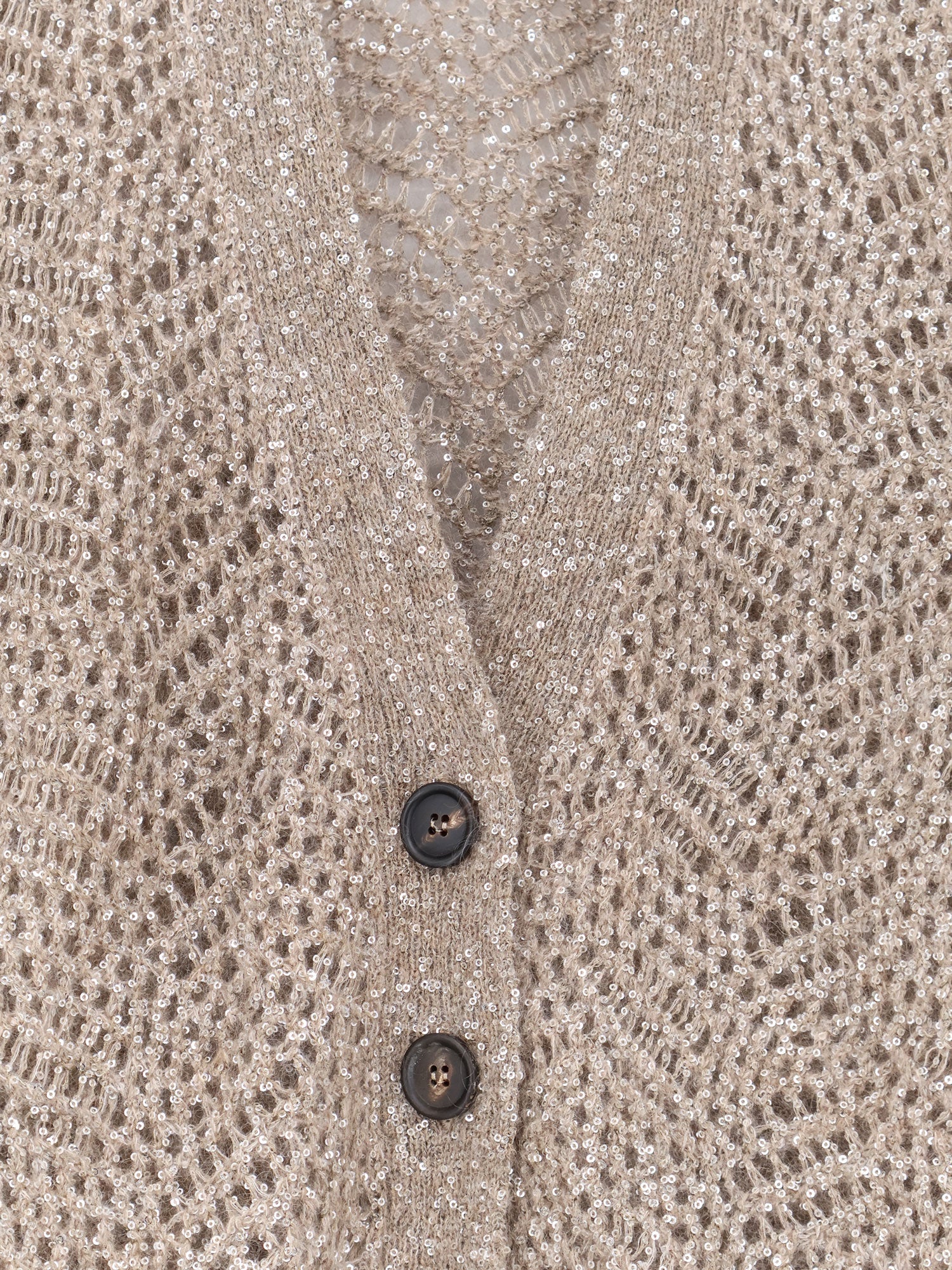 Brunello Cucinelli Women Mohair Blend Cardigan With Iconic Dazzling Motif BRUNELLO CUCINELLI
