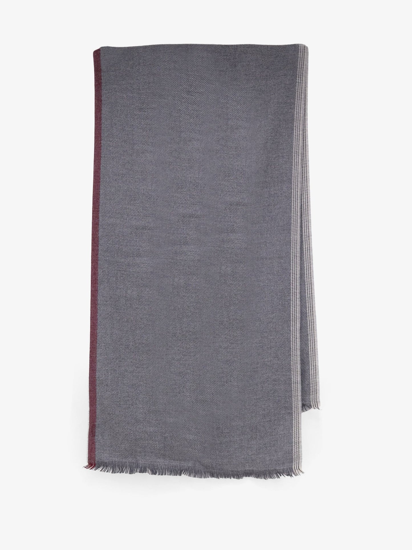 Brunello Cucinelli Men Wool And Cashmere Scarf BRUNELLO CUCINELLI
