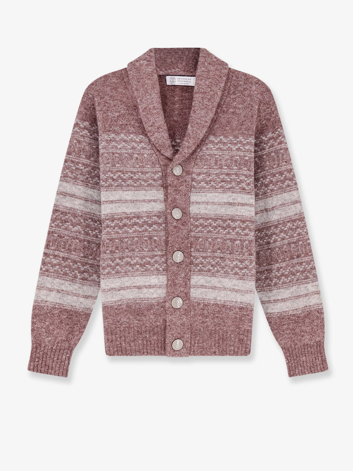 Brunello Cucinelli Men Alpaca, Cashmere And Wool Blend Cardigan BRUNELLO CUCINELLI
