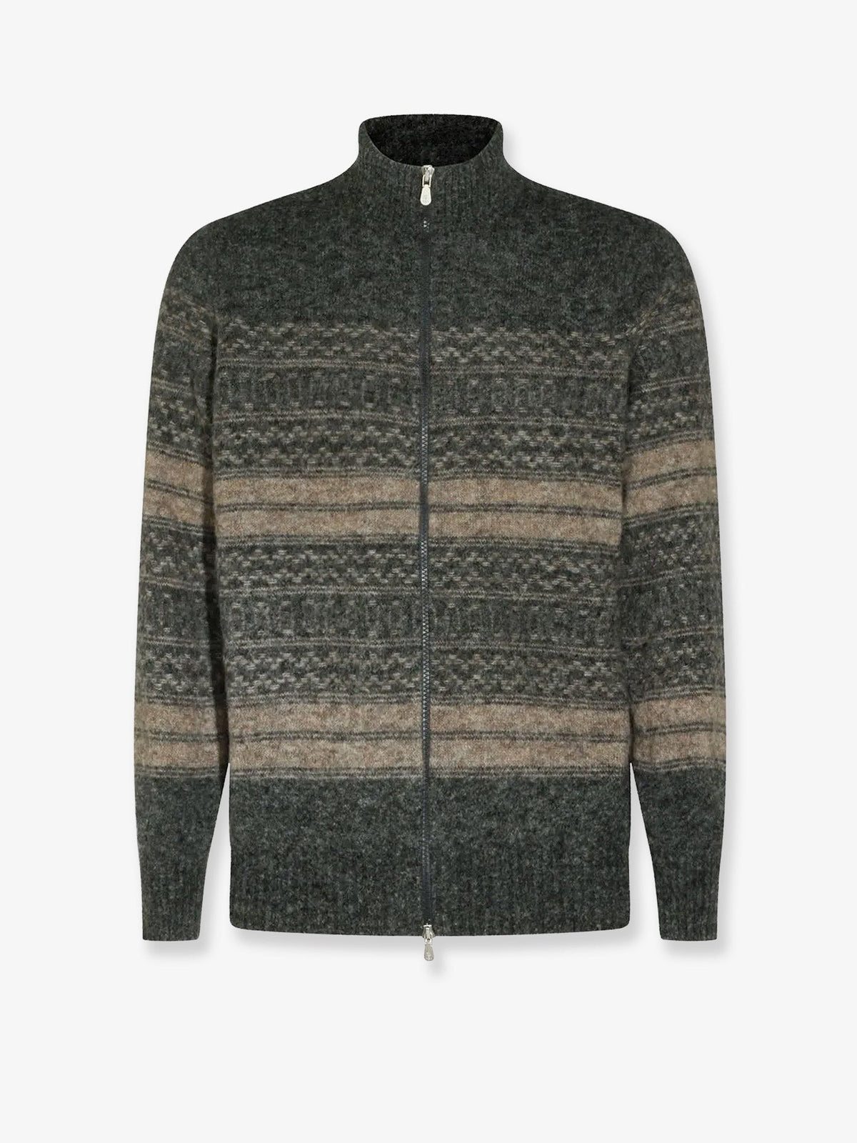 Brunello Cucinelli Men Alpaca, Cashmere, And Wool Blend Cardigan BRUNELLO CUCINELLI
