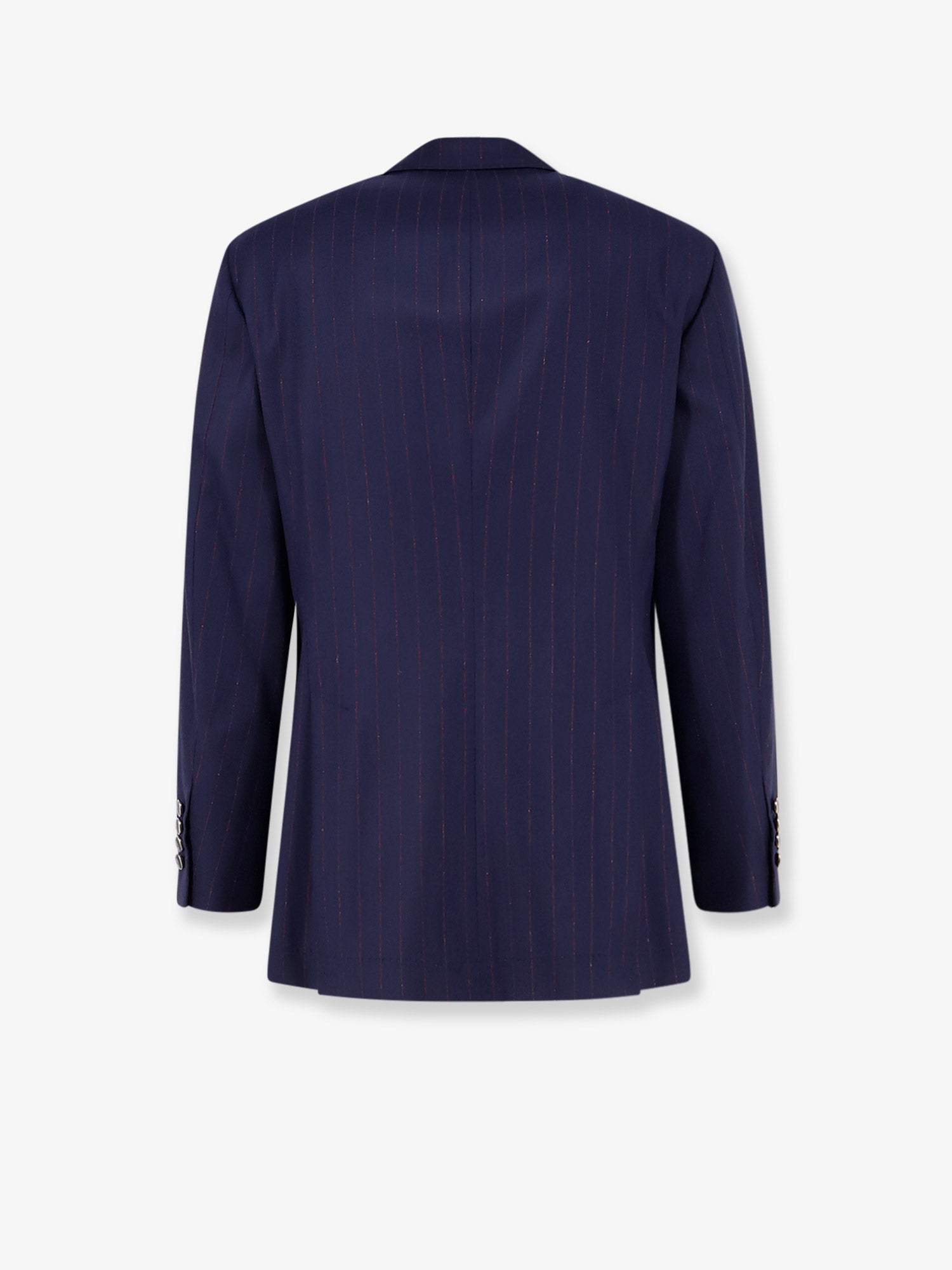 Brunello Cucinelli Men Virgin Wool Suit With Pinstripe Pattern BRUNELLO CUCINELLI