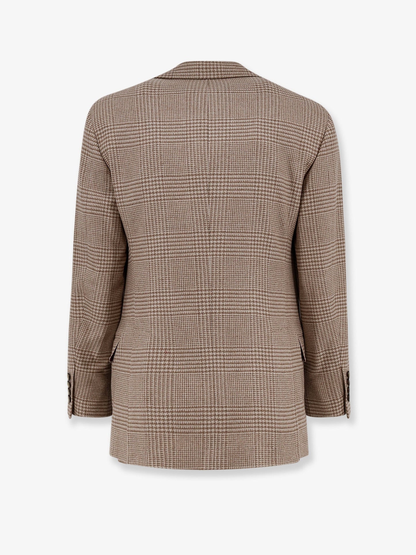 Brunello Cucinelli Men Single-Breasted Wool And Cashmere Blazer BRUNELLO CUCINELLI