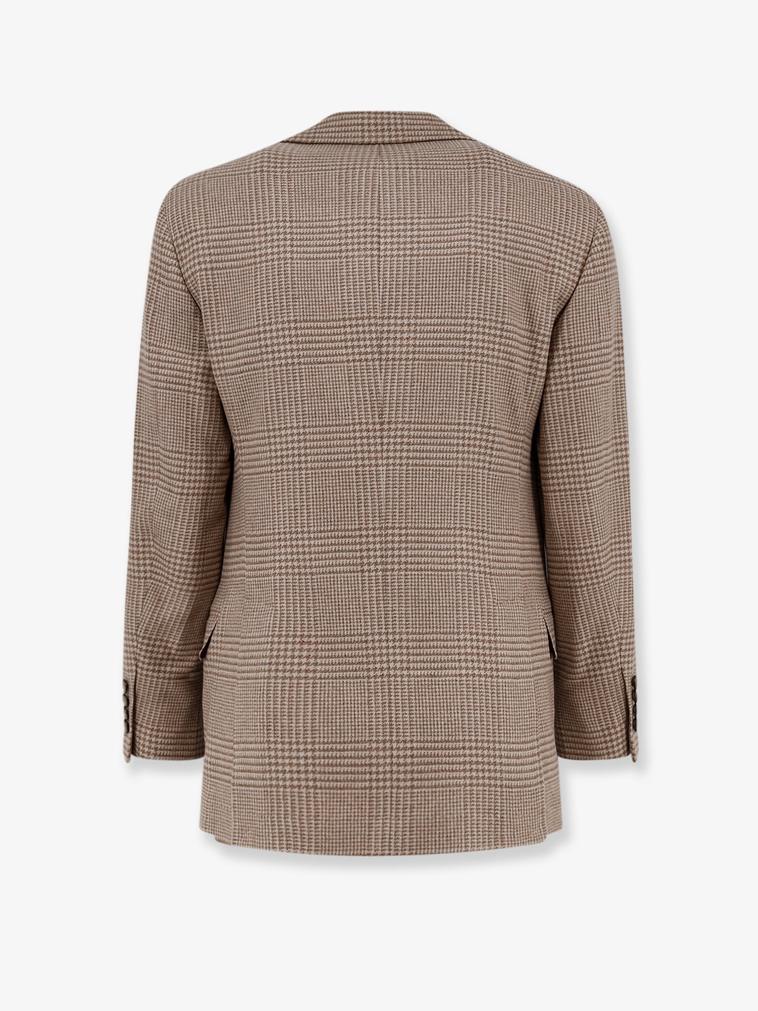 Brunello Cucinelli Men Single-Breasted Wool And Cashmere Blazer BRUNELLO CUCINELLI