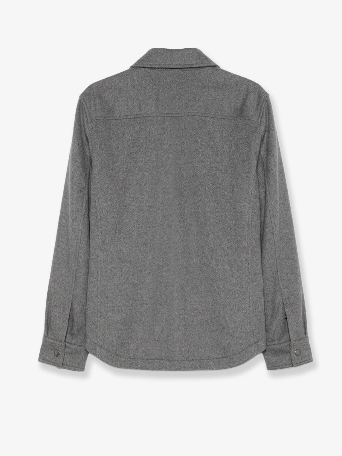 Brunello Cucinelli Men Outerwear Lightweight Virgin Wool Cloth Shirt BRUNELLO CUCINELLI