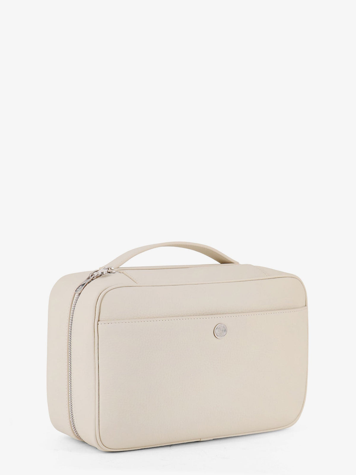 Brunello Cucinelli Men Leather Beauty Case With Metal Logo Detail BRUNELLO CUCINELLI
