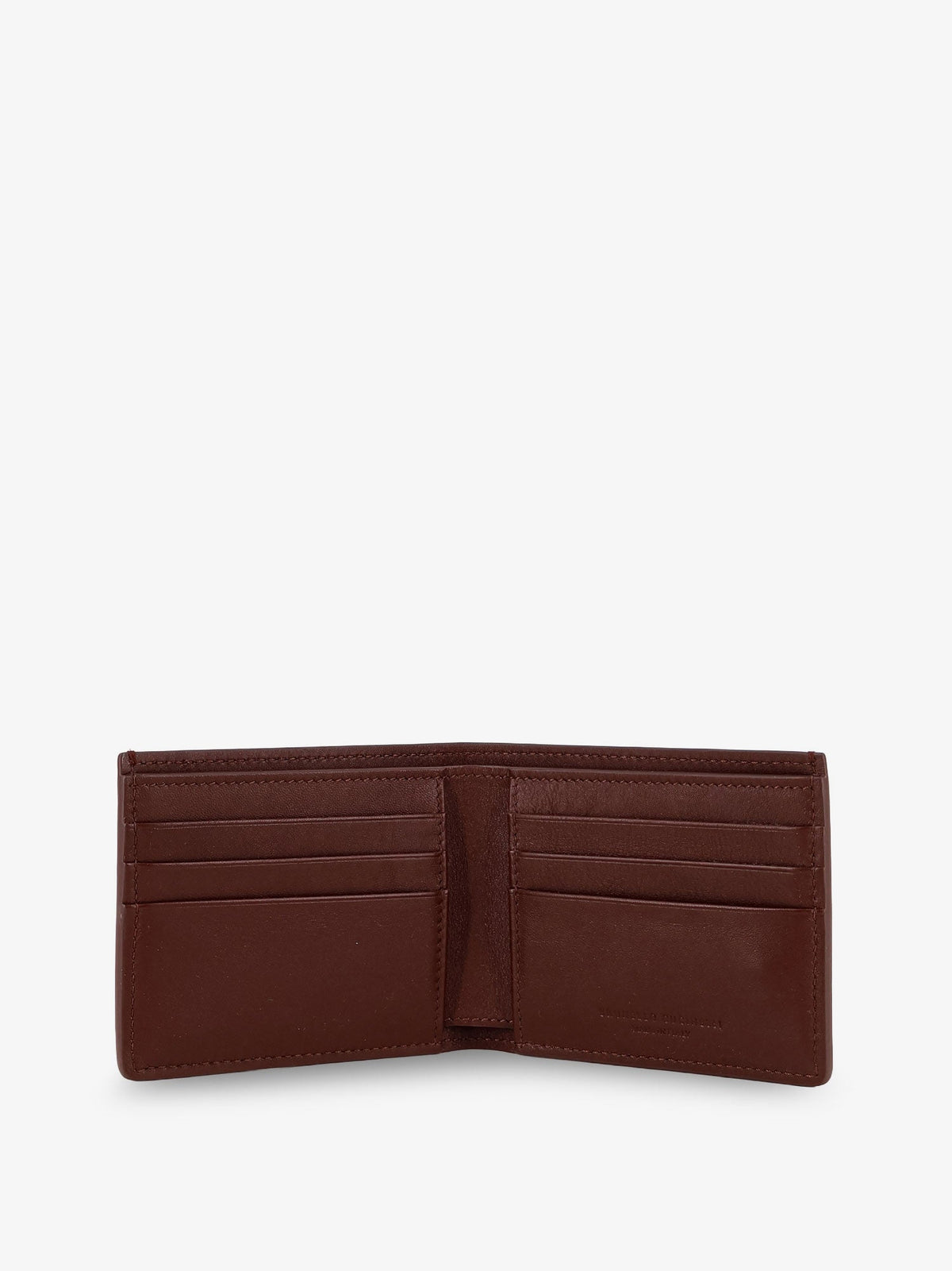 Brunello Cucinelli Men Hammered Leather Wallet With Engraved Logo BRUNELLO CUCINELLI