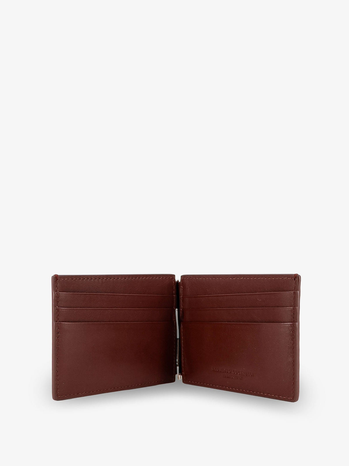 Brunello Cucinelli Men Leather Wallet With Engraved Logo BRUNELLO CUCINELLI