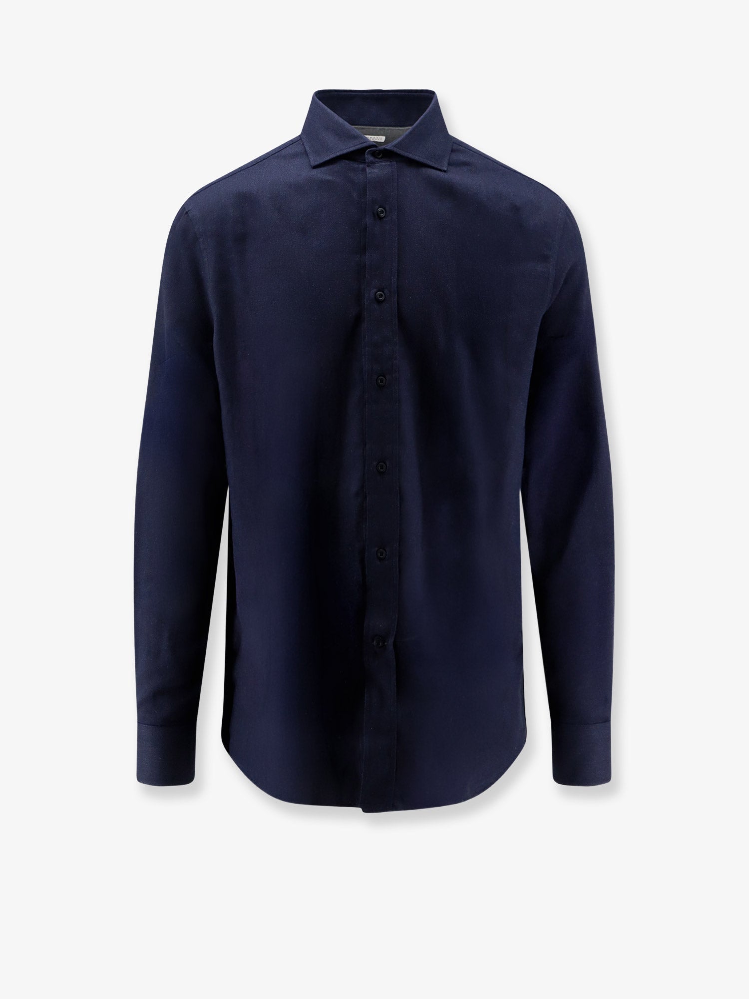 Brunello Cucinelli Men Cotton And Lyocell Shirt BRUNELLO CUCINELLI