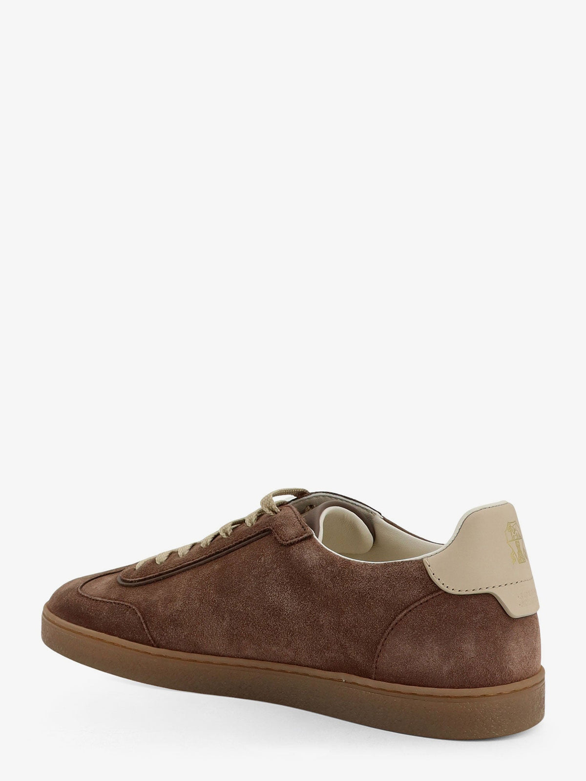 Brunello Cucinelli Men Low-Top Suede And Leather Sneakers BRUNELLO CUCINELLI