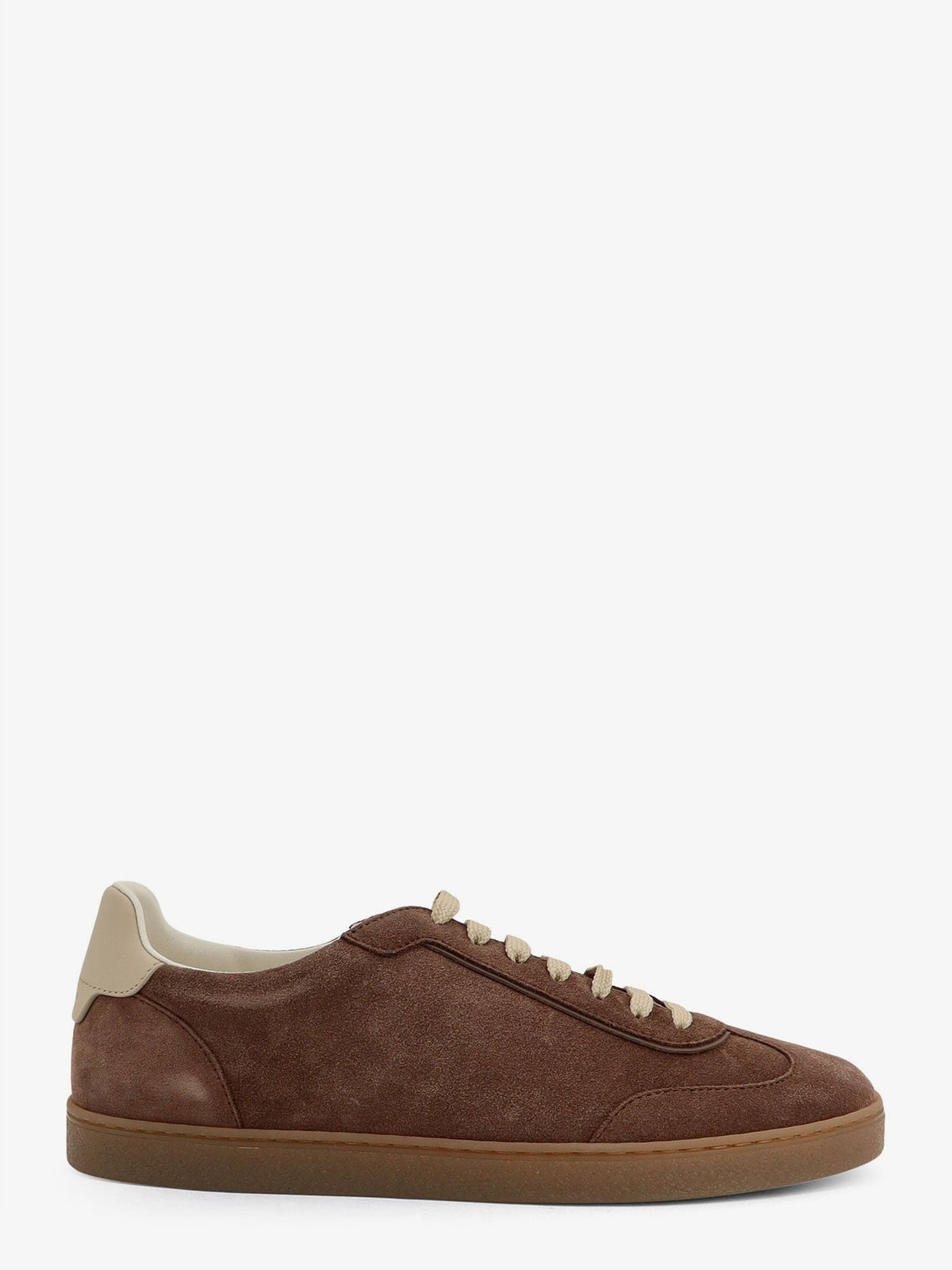 Brunello Cucinelli Men Suede And Leather Sneakers BRUNELLO CUCINELLI