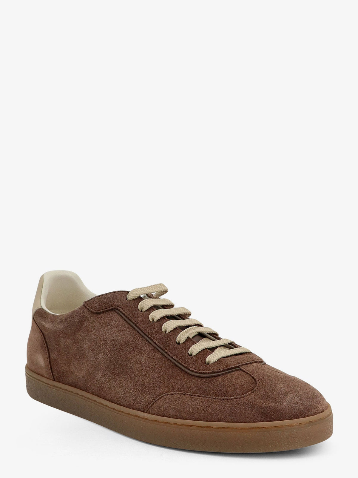 Brunello Cucinelli Men Suede And Leather Sneakers BRUNELLO CUCINELLI