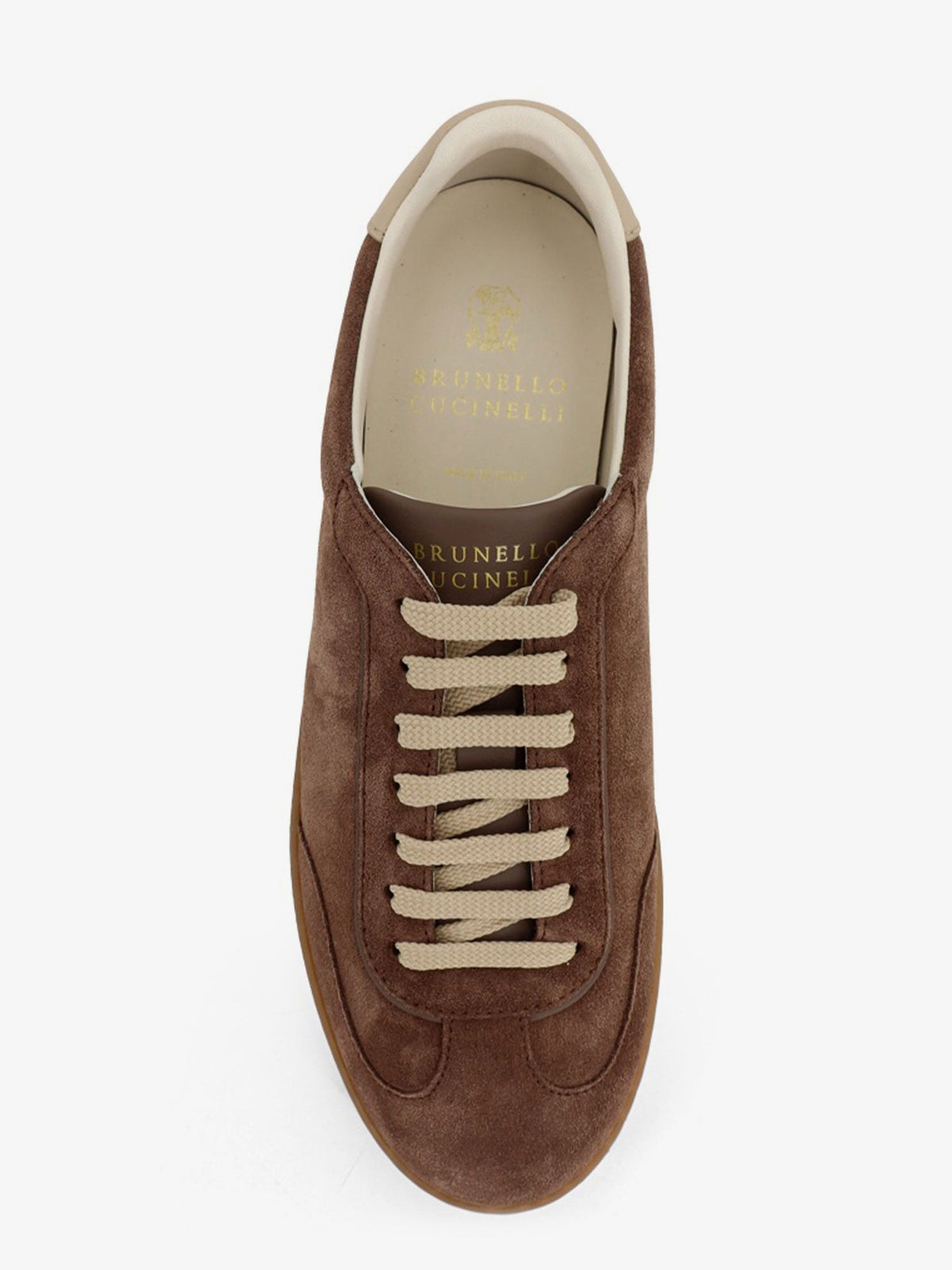 Brunello Cucinelli Men Suede And Leather Sneakers BRUNELLO CUCINELLI