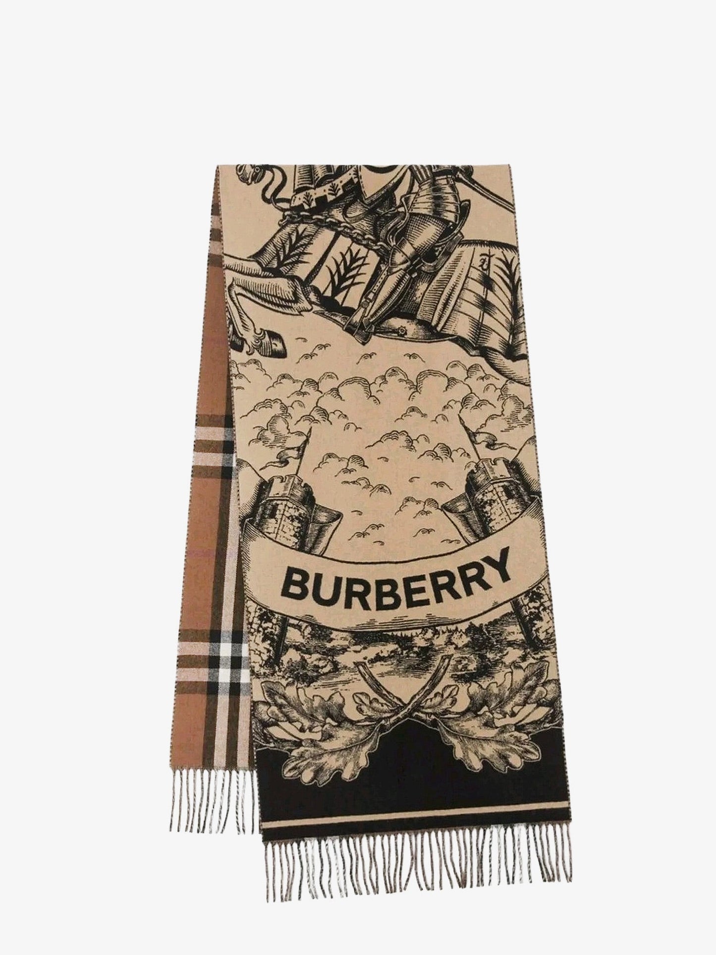 Burberry Unisex Gallant Knight Cashmere Scarf BURBERRY