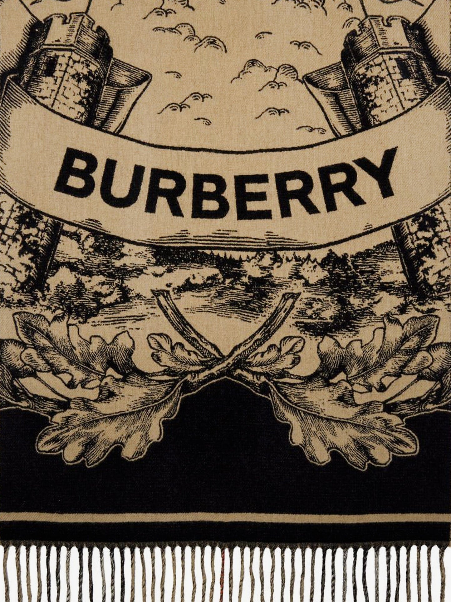 Burberry Unisex Gallant Knight Cashmere Scarf BURBERRY