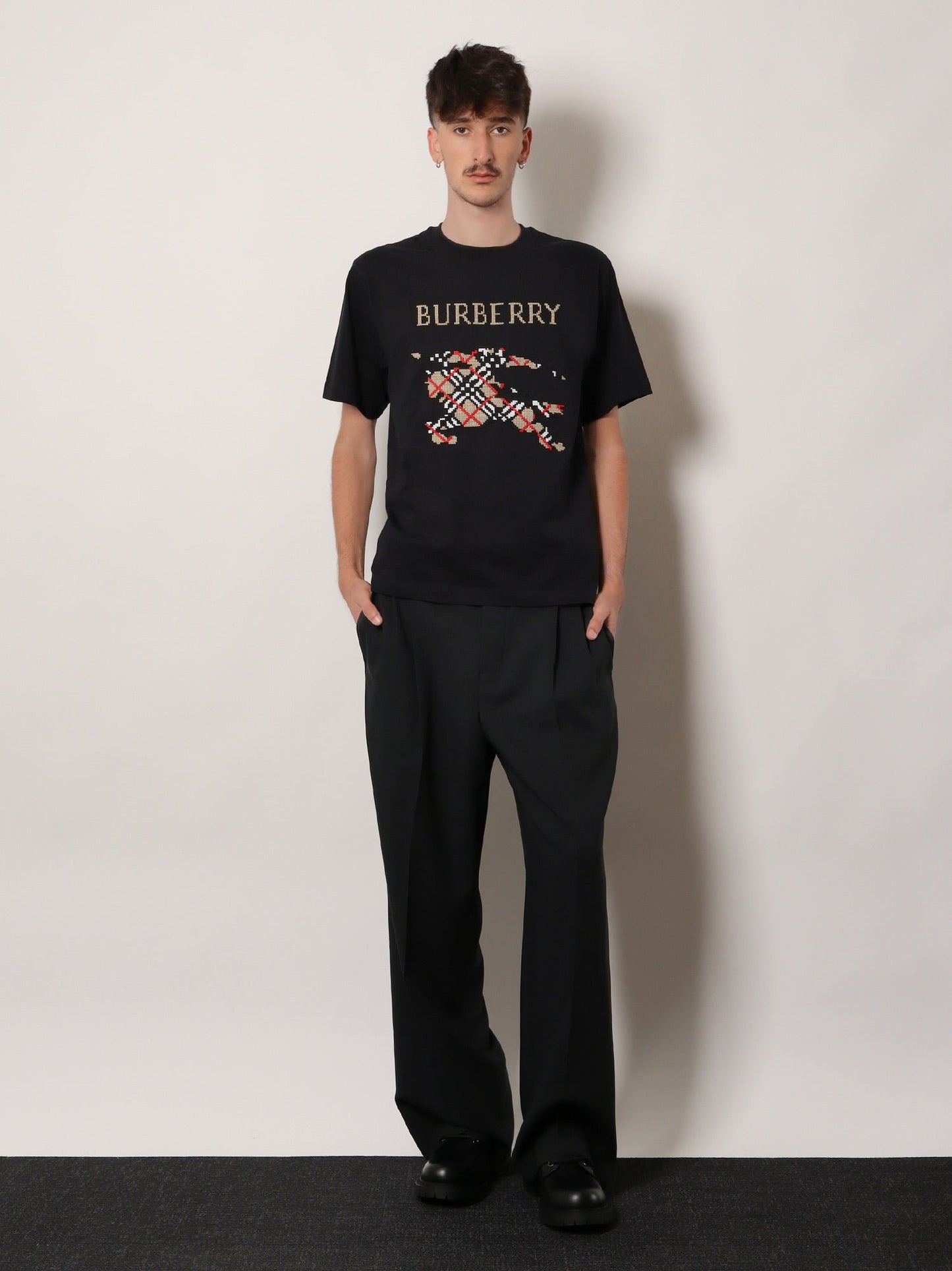 Burberry Men Ryan Cotton T-Shirt BURBERRY